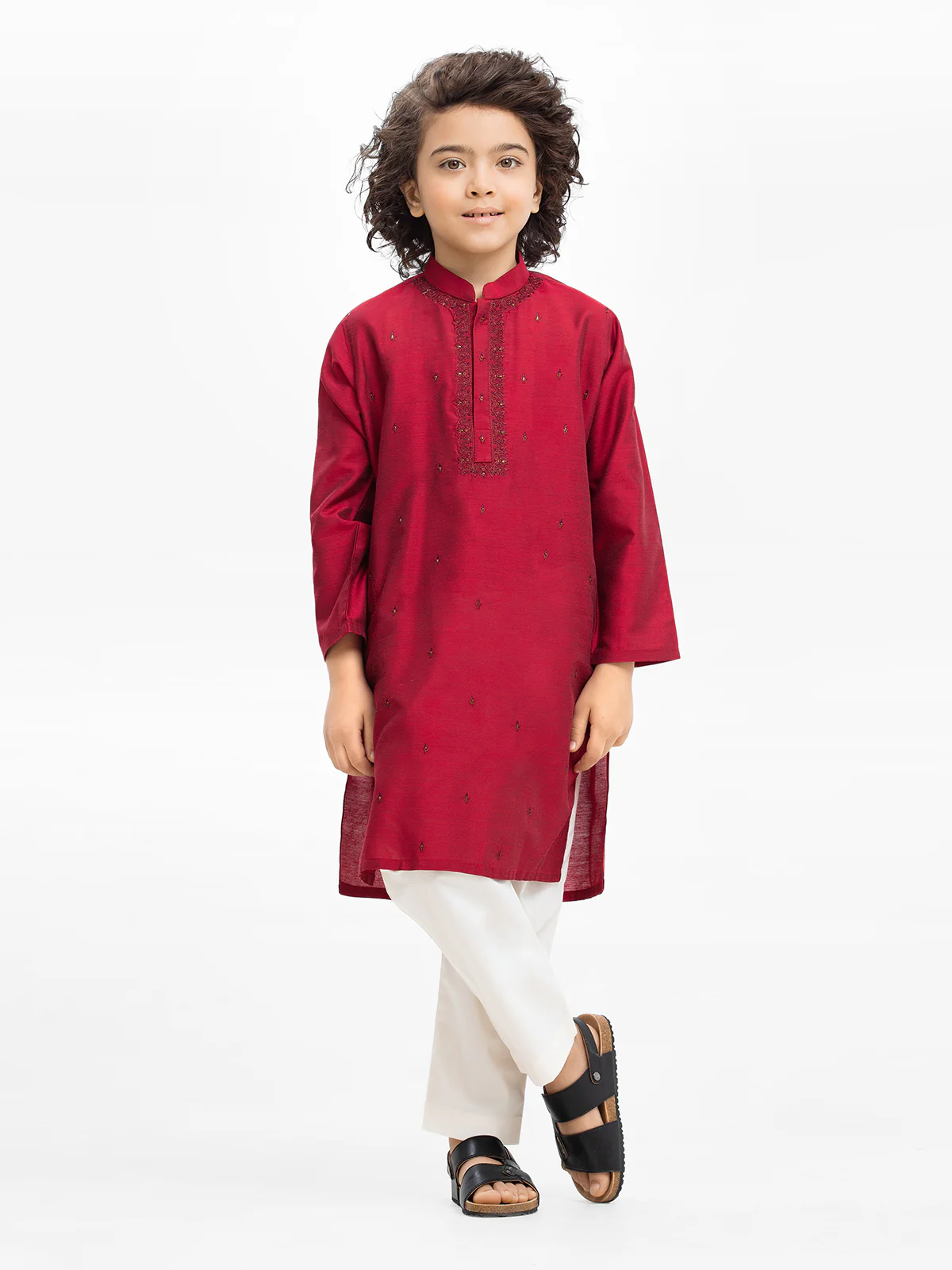 Embroidered Blended Kurta - EBTKC24-015