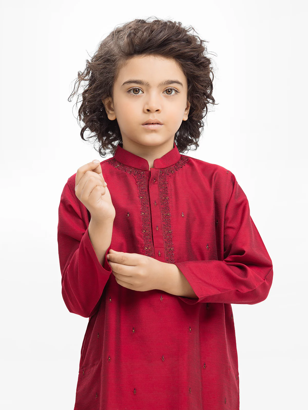 Embroidered Blended Kurta - EBTKC24-015 - Image 2