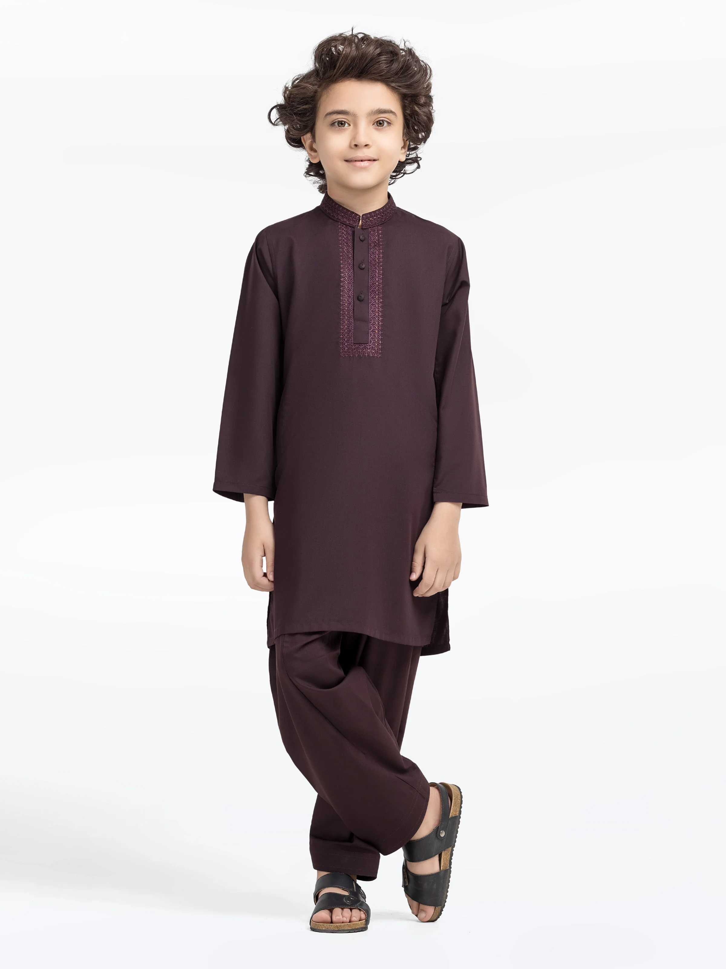Embroidered Blended Shalwar Kameez - EBTKS5-4016