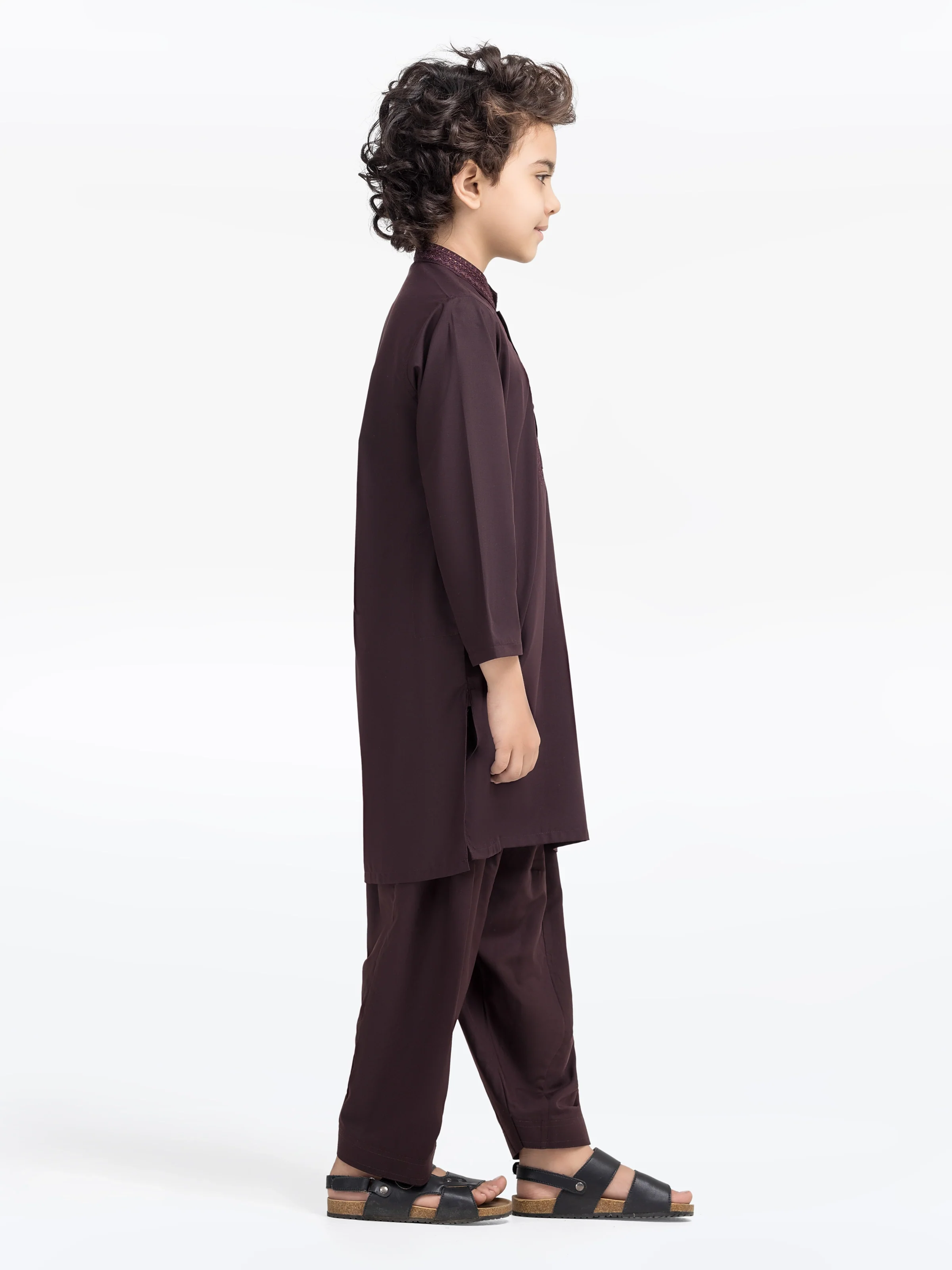 Embroidered Blended Shalwar Kameez - EBTKS5-4016 - Image 4