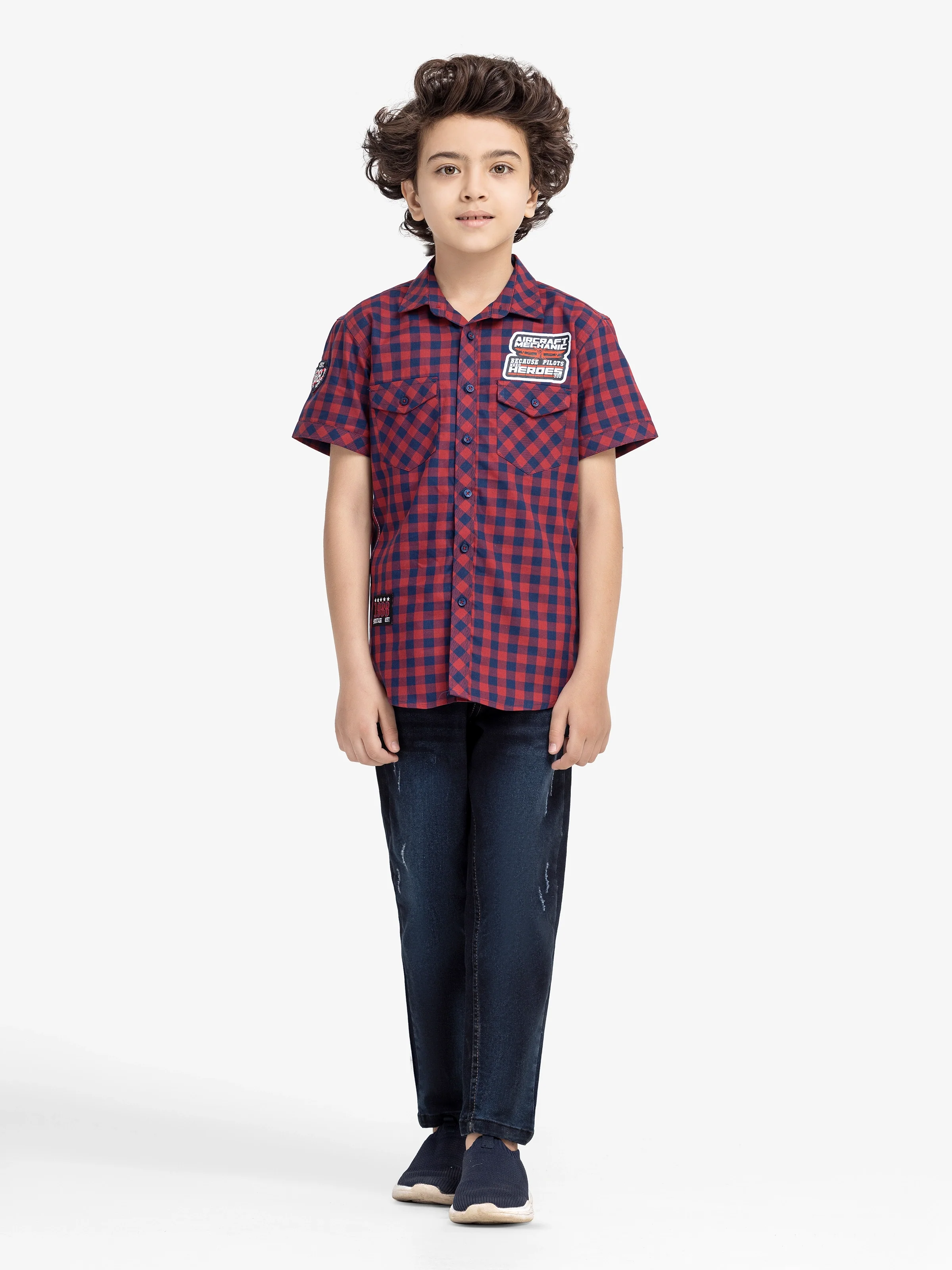 Check Shirt - EBTS5-27593 - Image 2