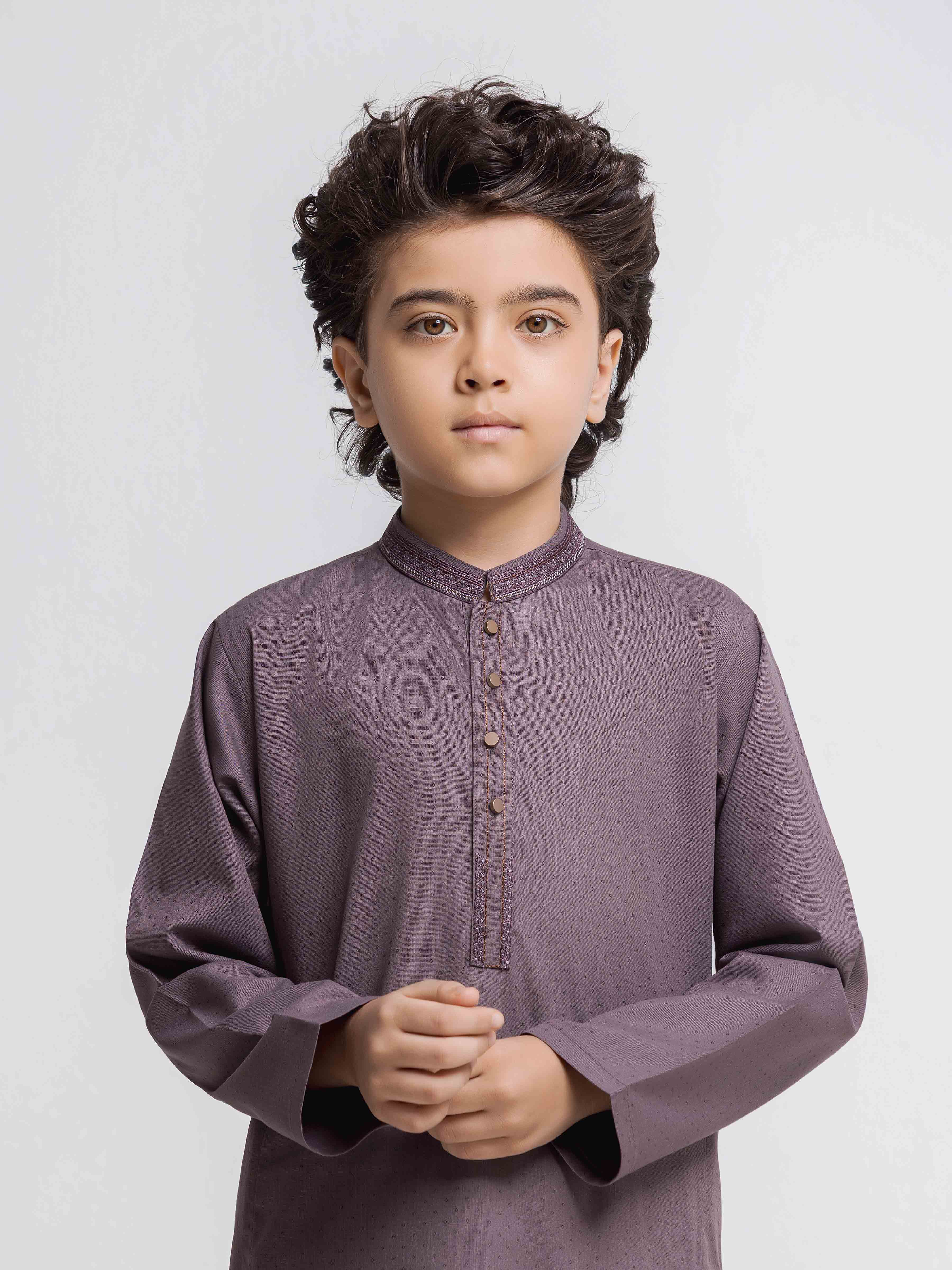 Embroidered Blended Shalwar Kameez - EBTKS6-4097 - Image 2