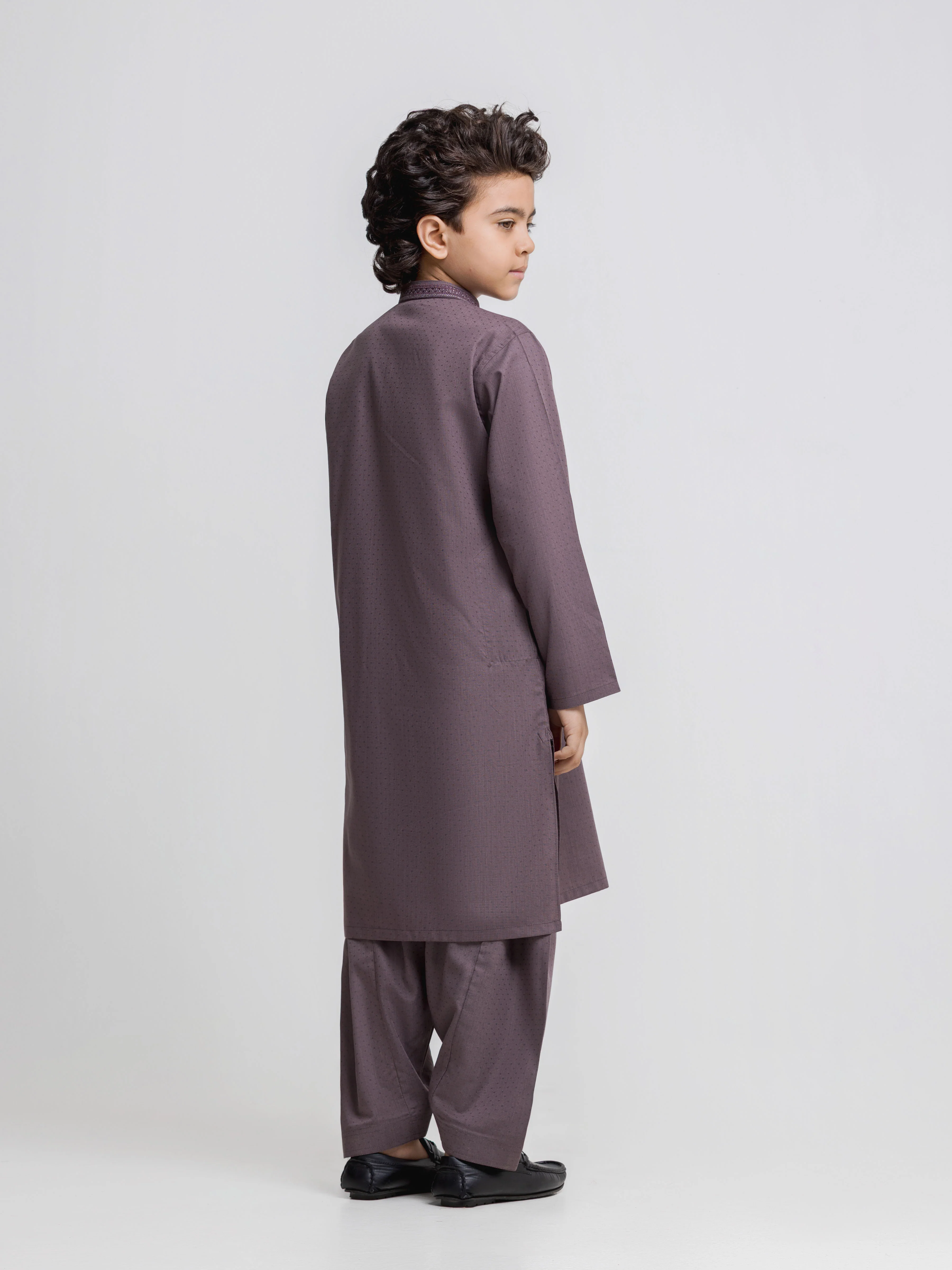 Embroidered Blended Shalwar Kameez - EBTKS6-4097 - Image 4