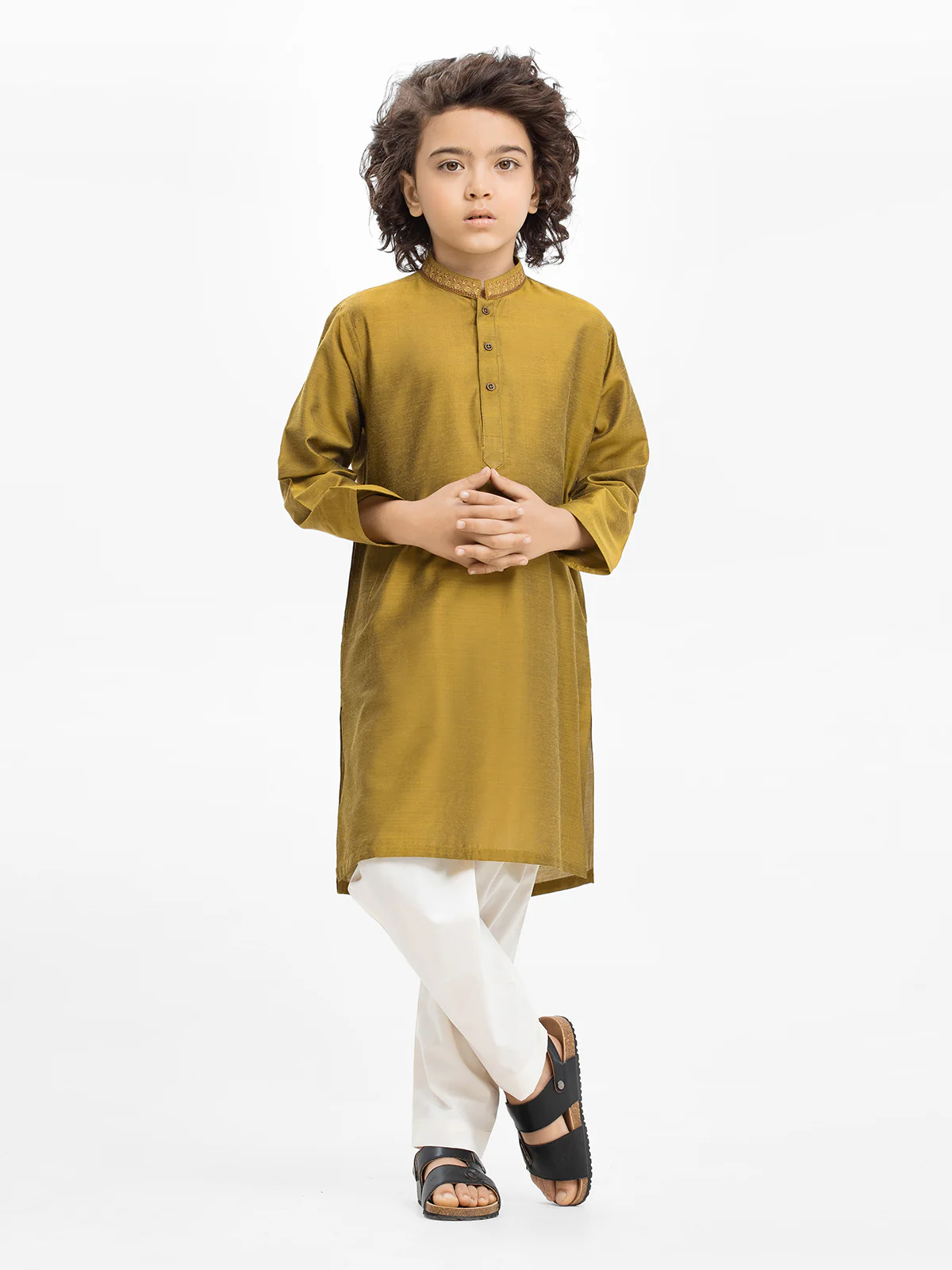 Embroidered Blended Kurta - EBTKC24-019