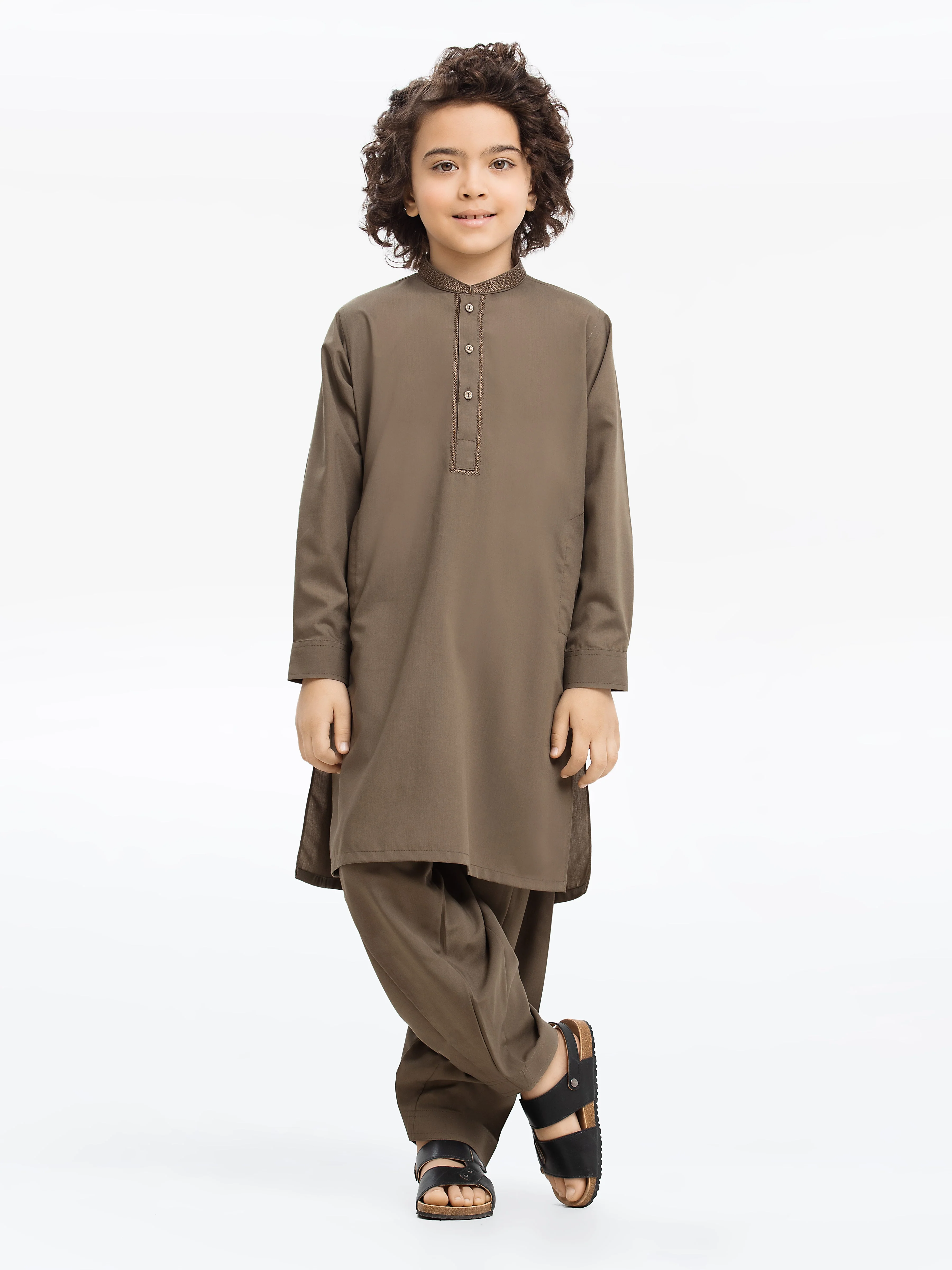 Embroidered Blended Shalwar Kameez - EBTKS24-3948