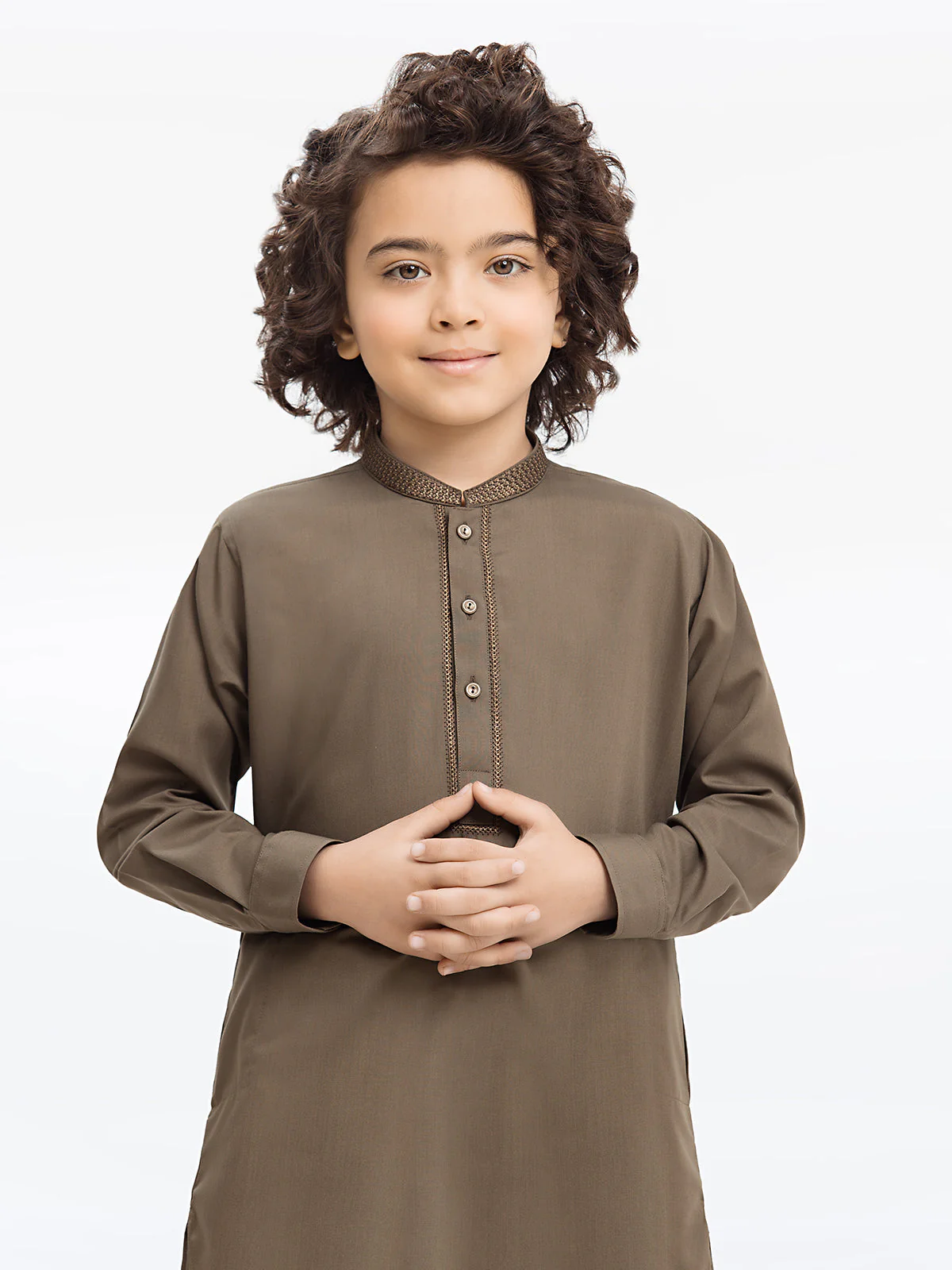 Embroidered Blended Shalwar Kameez - EBTKS24-3948 - Image 2