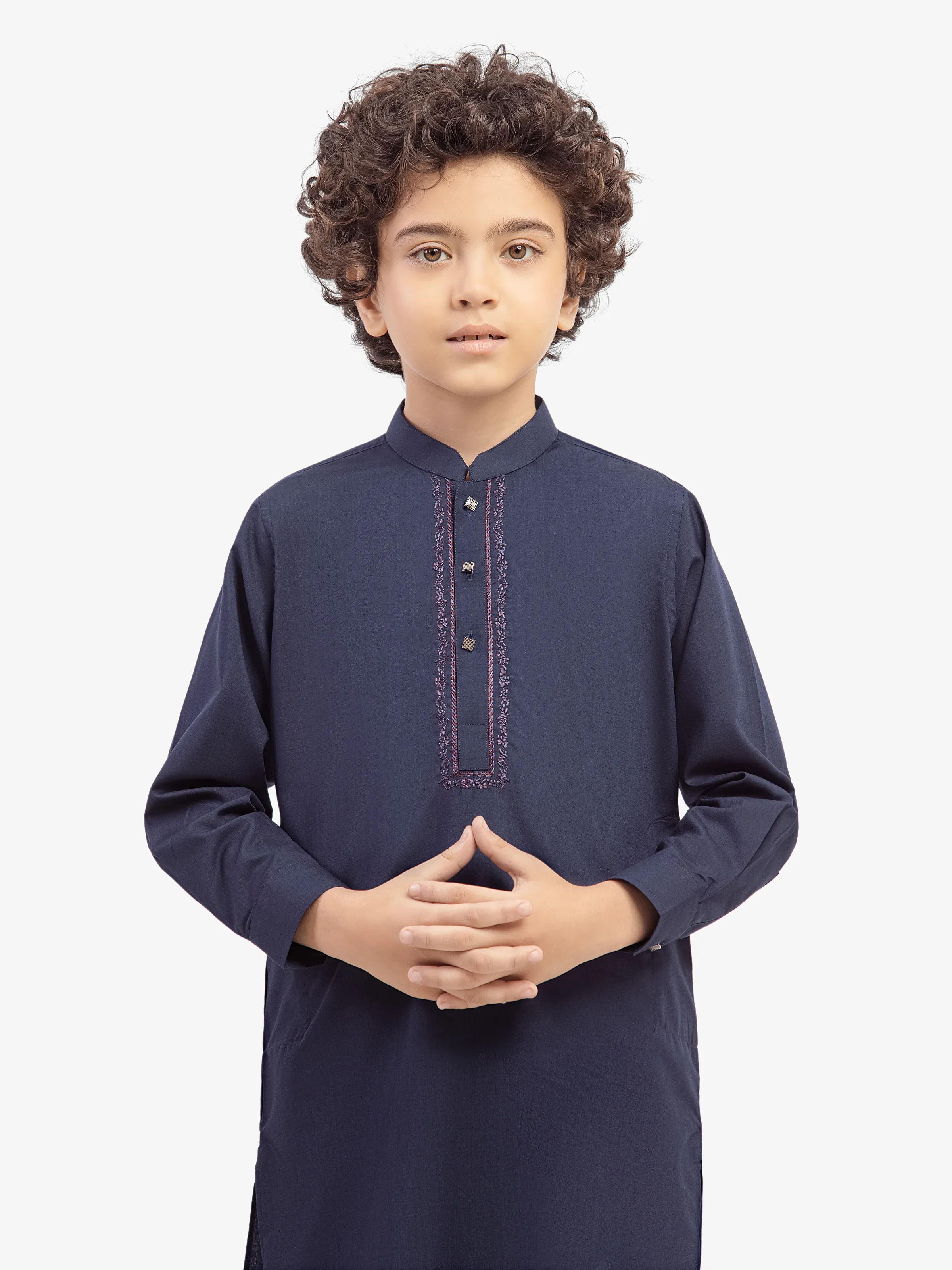 Embroidered Blended Shalwar Kameez - EBTKS5-4047 - Image 2