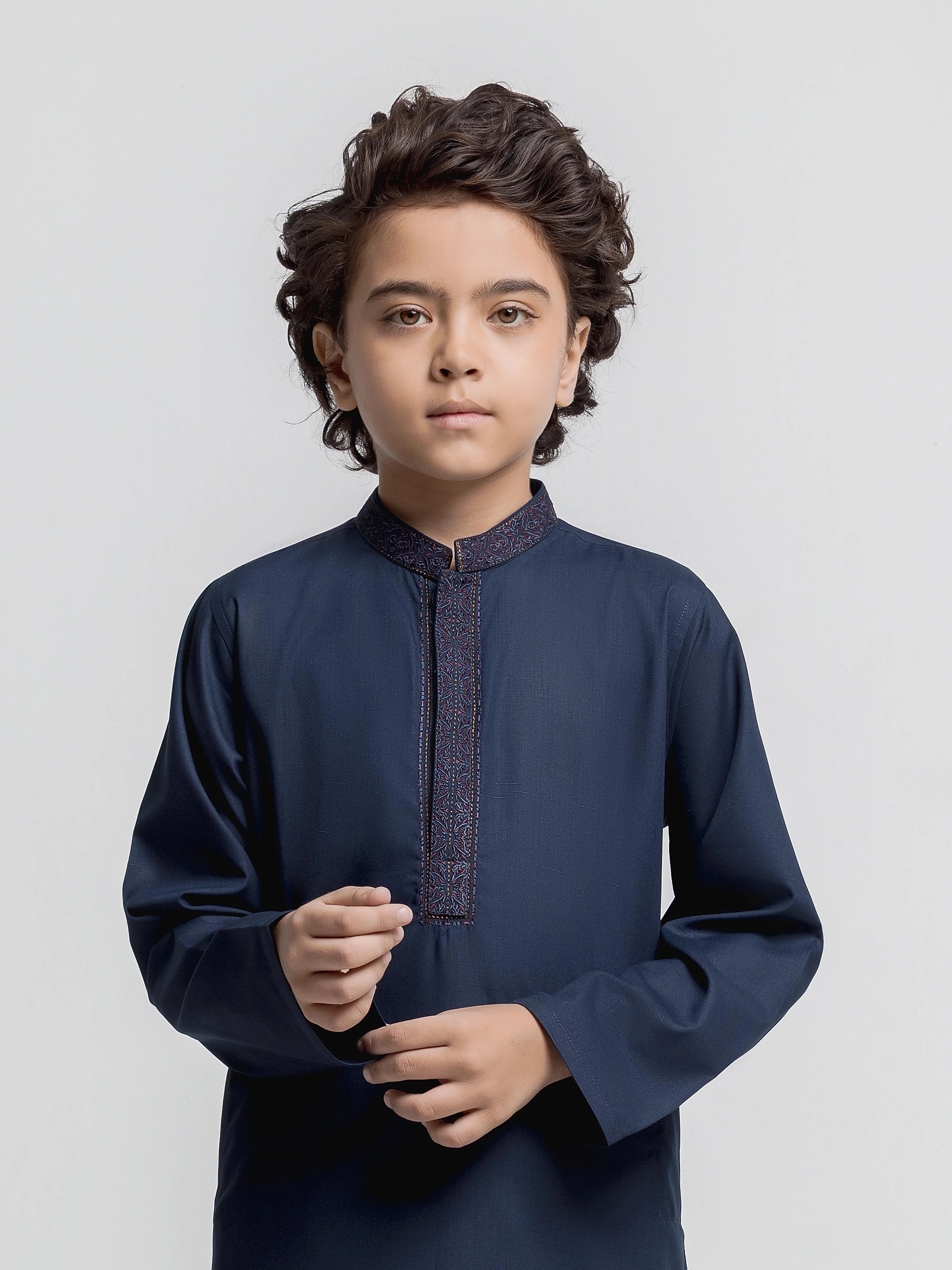 Embroidered Blended Shalwar Kameez - EBTKS6-4110 - Image 2