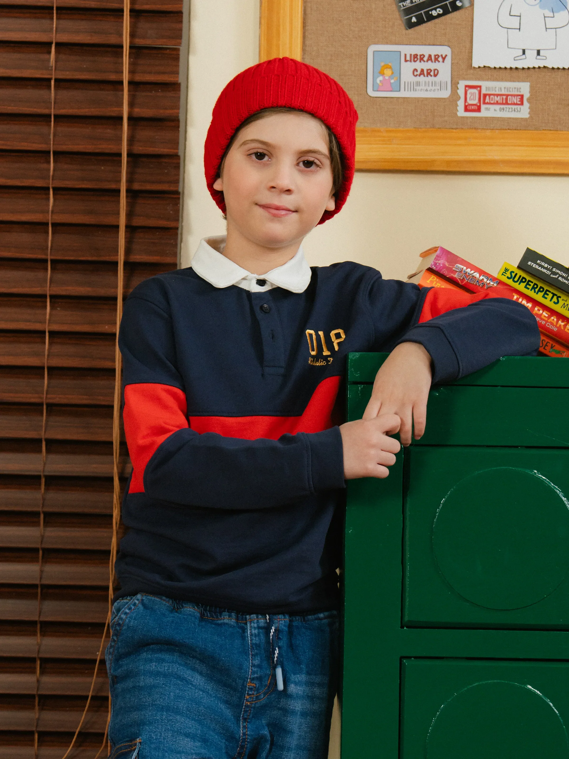 Polo Color-Block Sweatshirt - EBTSS24-004 - Image 2