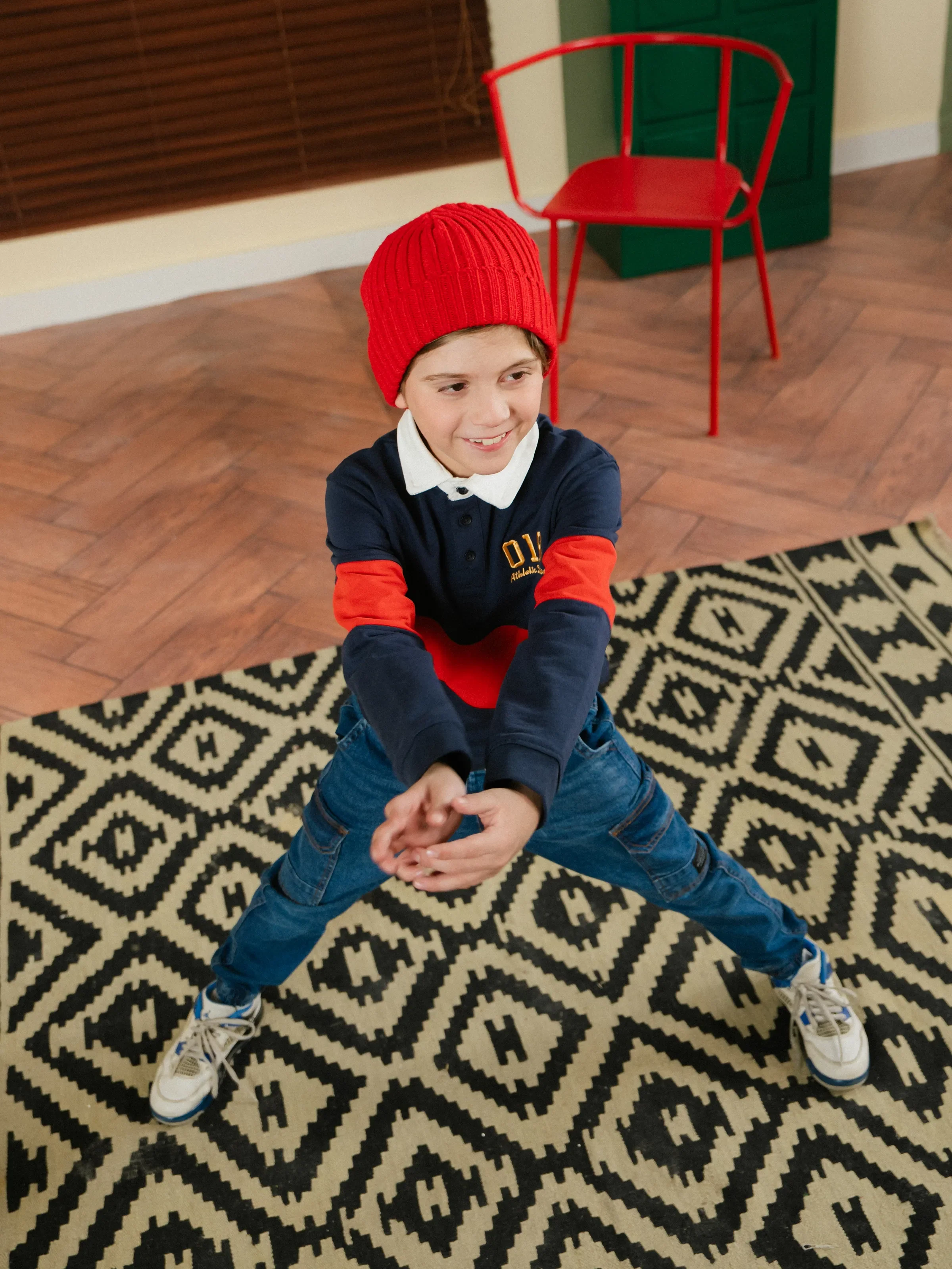 Polo Color-Block Sweatshirt - EBTSS24-004 - Image 3