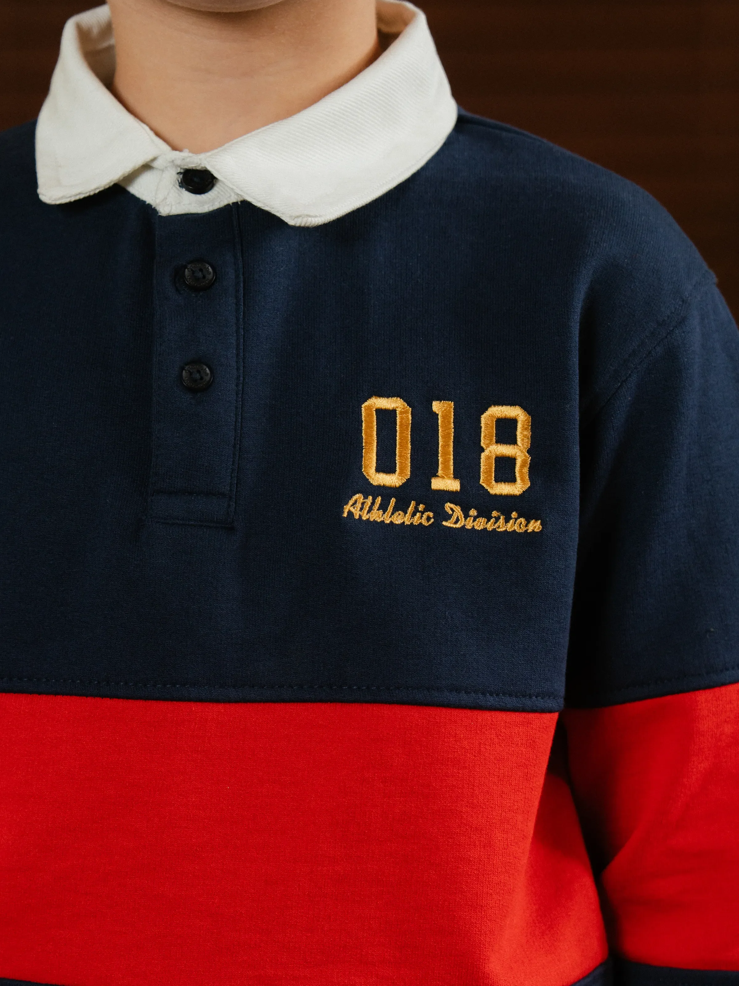 Polo Color-Block Sweatshirt - EBTSS24-004 - Image 4