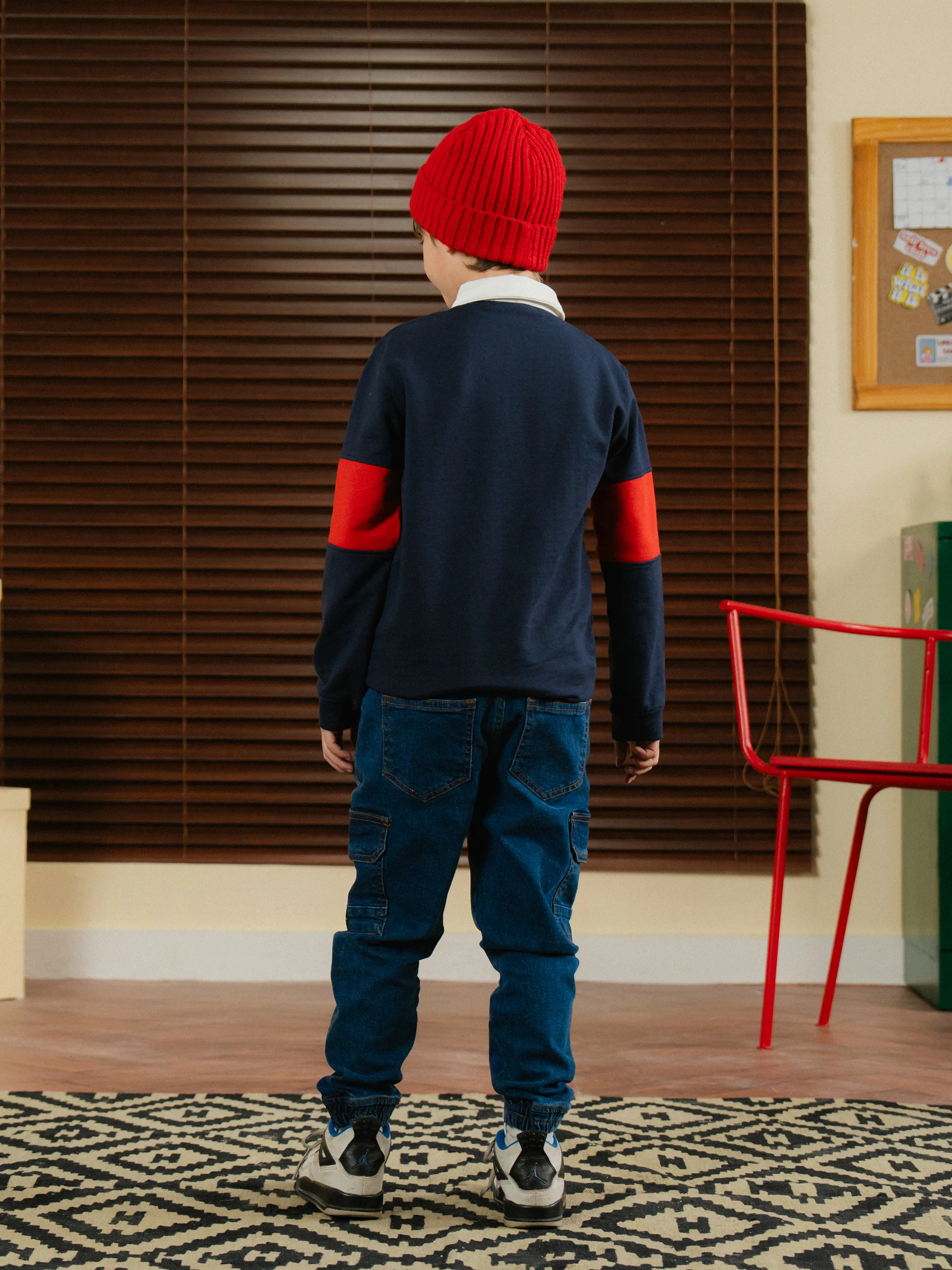 Polo Color-Block Sweatshirt - EBTSS24-004 - Image 6