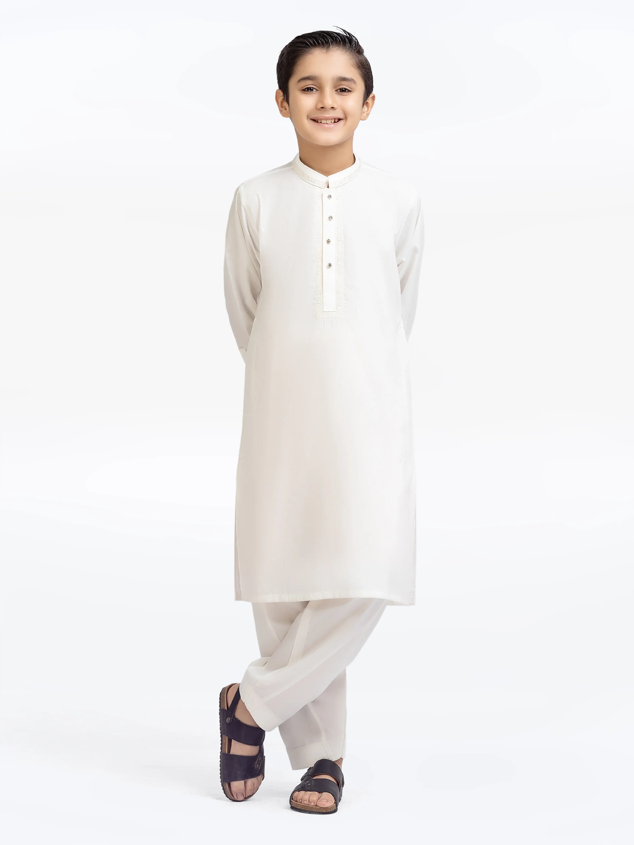 Embroidered Blended Shalwar Kameez - EBTKS5-4018