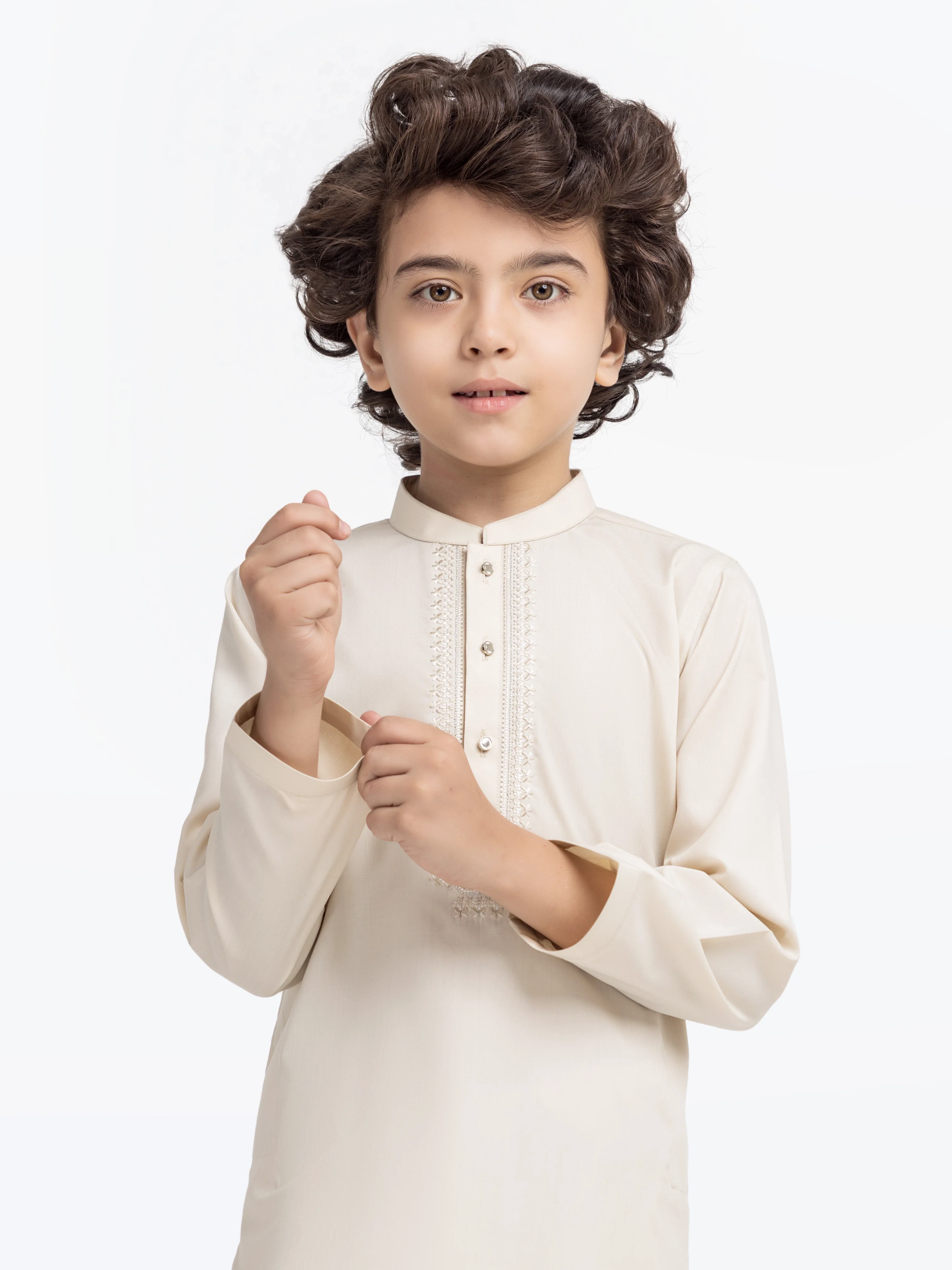 Embroidered Blended Shalwar Kameez - EBTKS5-4025 - Image 2