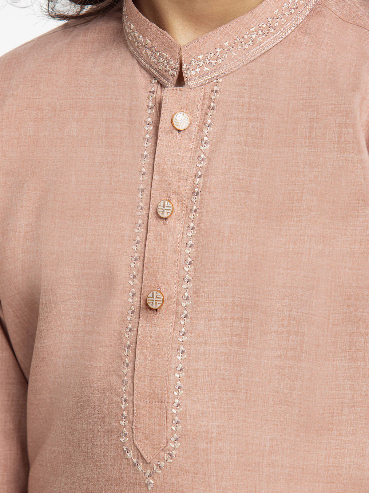 Embroidered Blended Shalwar Kameez - EBTKS24-3925 - Image 4