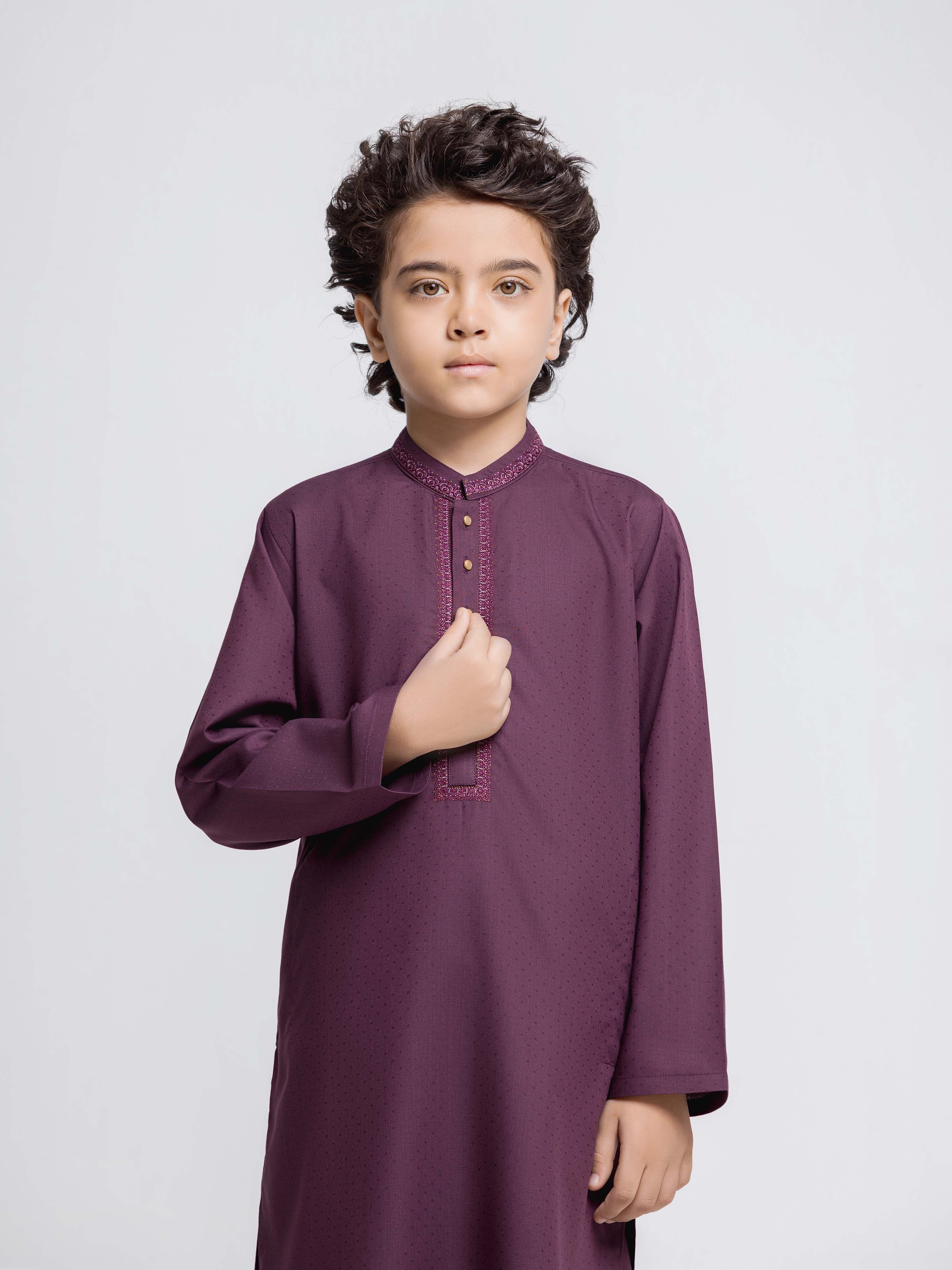 Embroidered Blended Shalwar Kameez - EBTKS6-4096 - Image 2