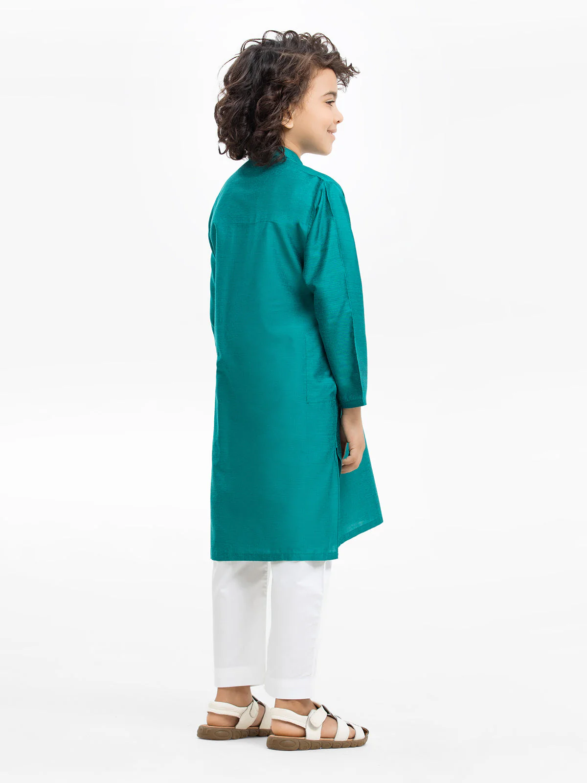 Embroidered Blended Kurta - EBTKC24-017 - Image 4