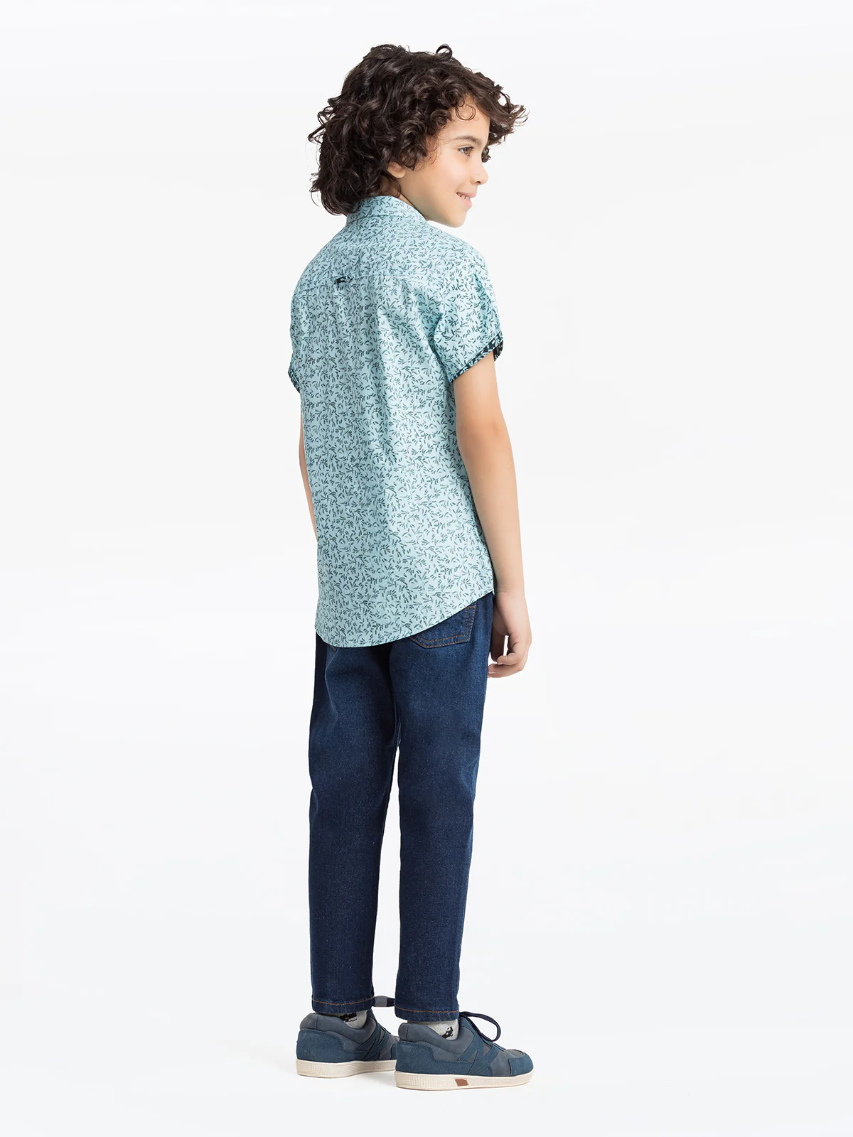 Half Sleeves Printed Shirt - EBTS24-27543 - Image 4