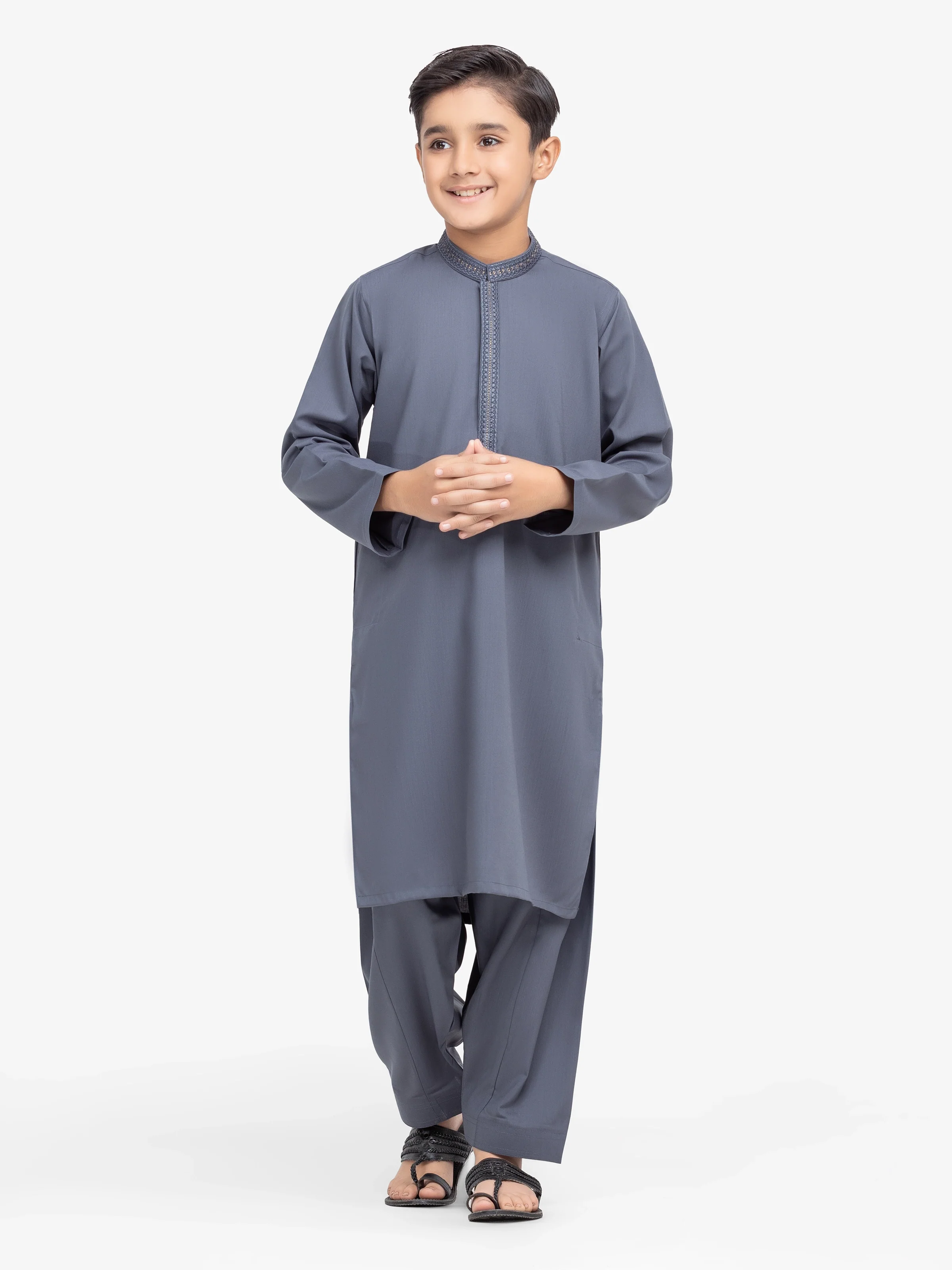 Embroidered Blended Shalwar Kameez - EBTKS5-4010