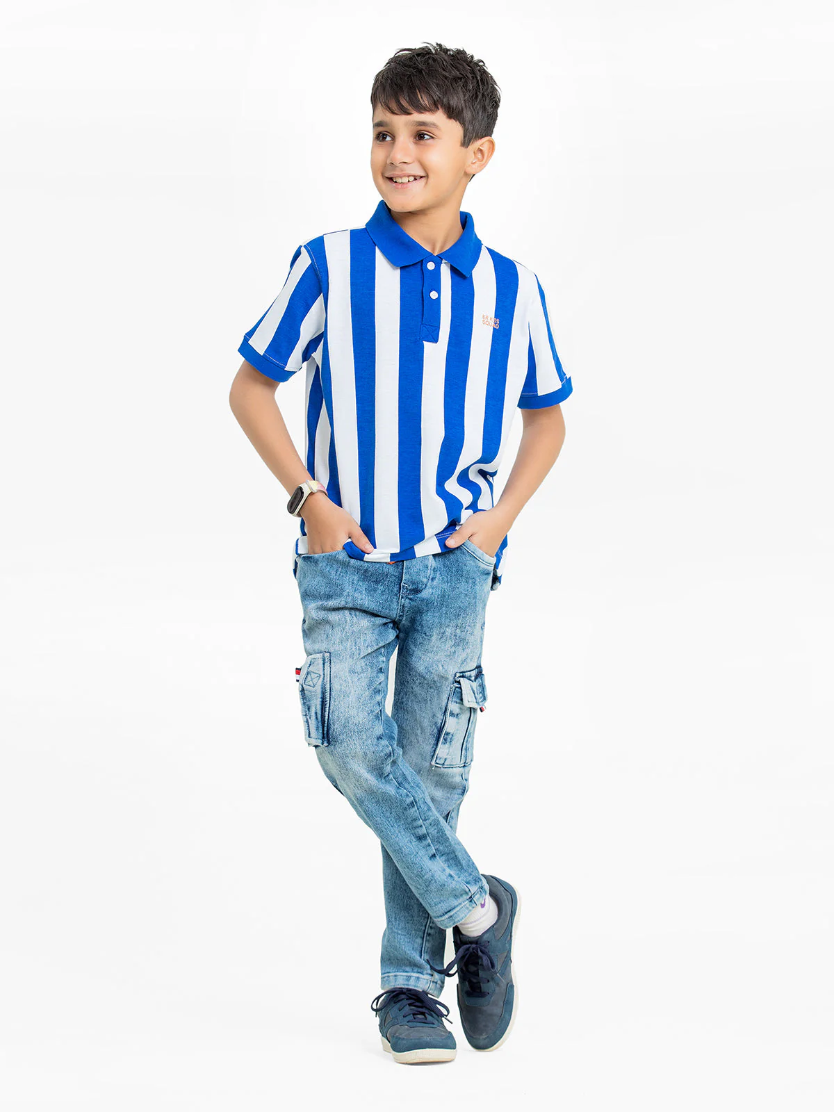 Striped Polo - EBTPS24-001