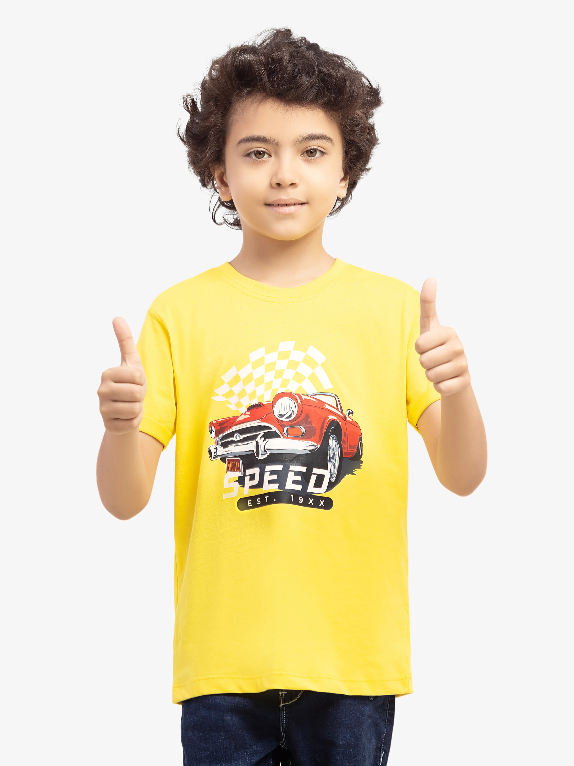 Boy's Yellow T-Shirt - EBTTS5-039