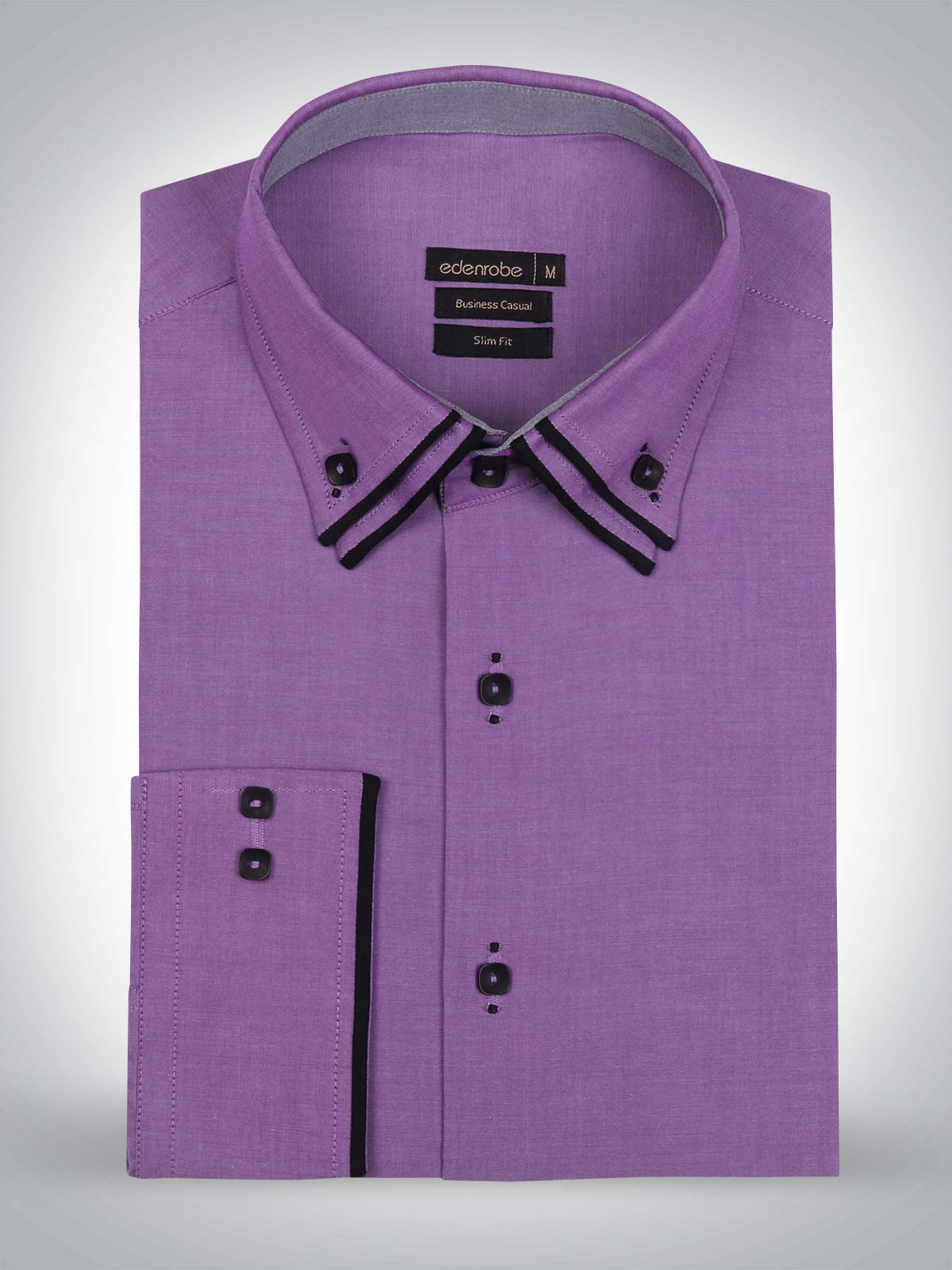 Business Solid Shirt - 50053 Mens B. Casual Shirt