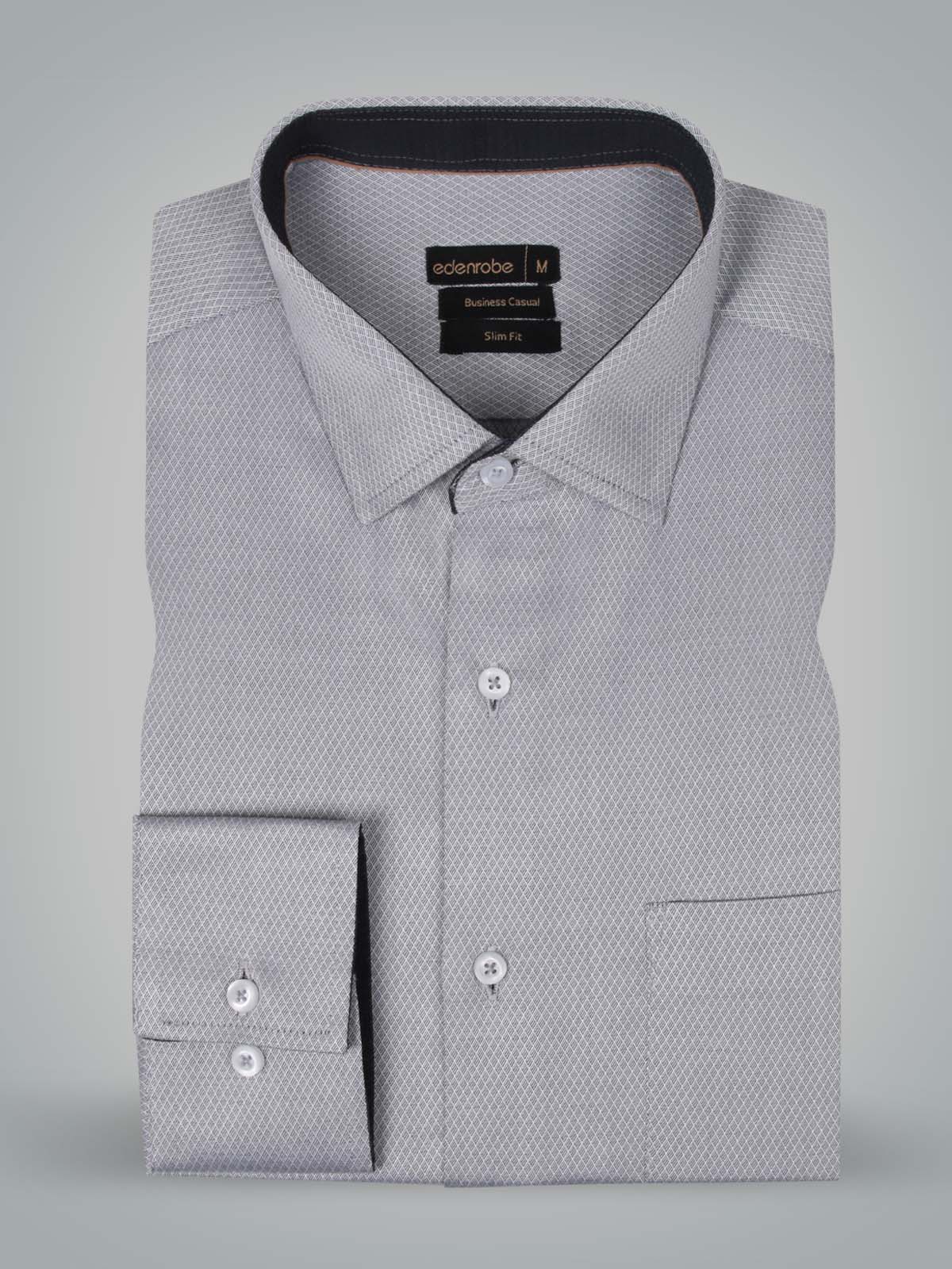 Business Textured Shirt - MTSBC-16-50110
