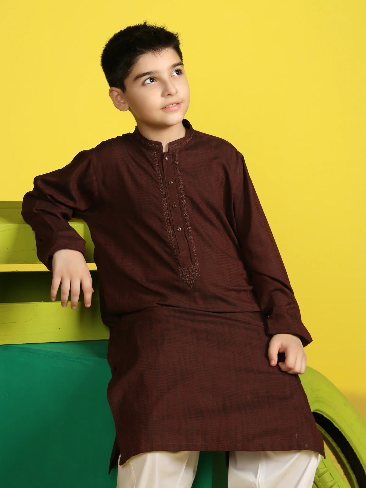 Blended Kurta - EBTK19-3597 - Image 2