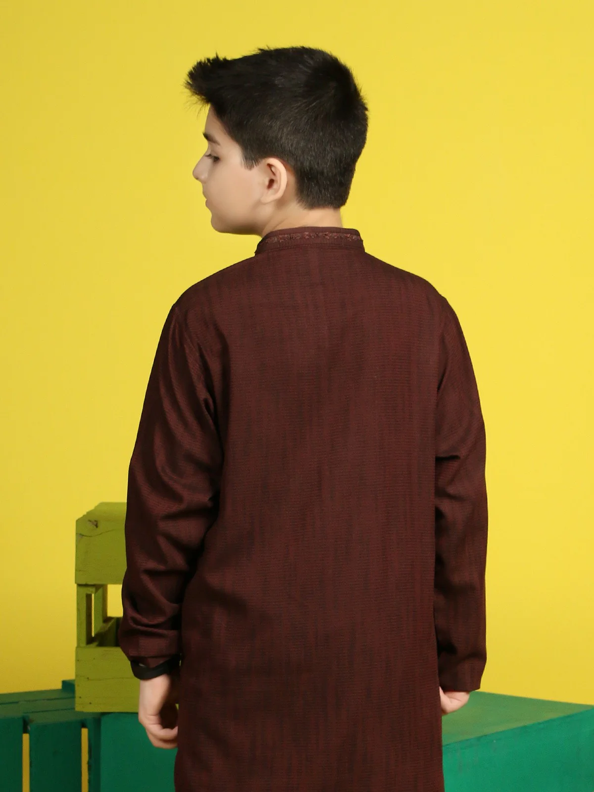 Blended Kurta - EBTK19-3597 - Image 3