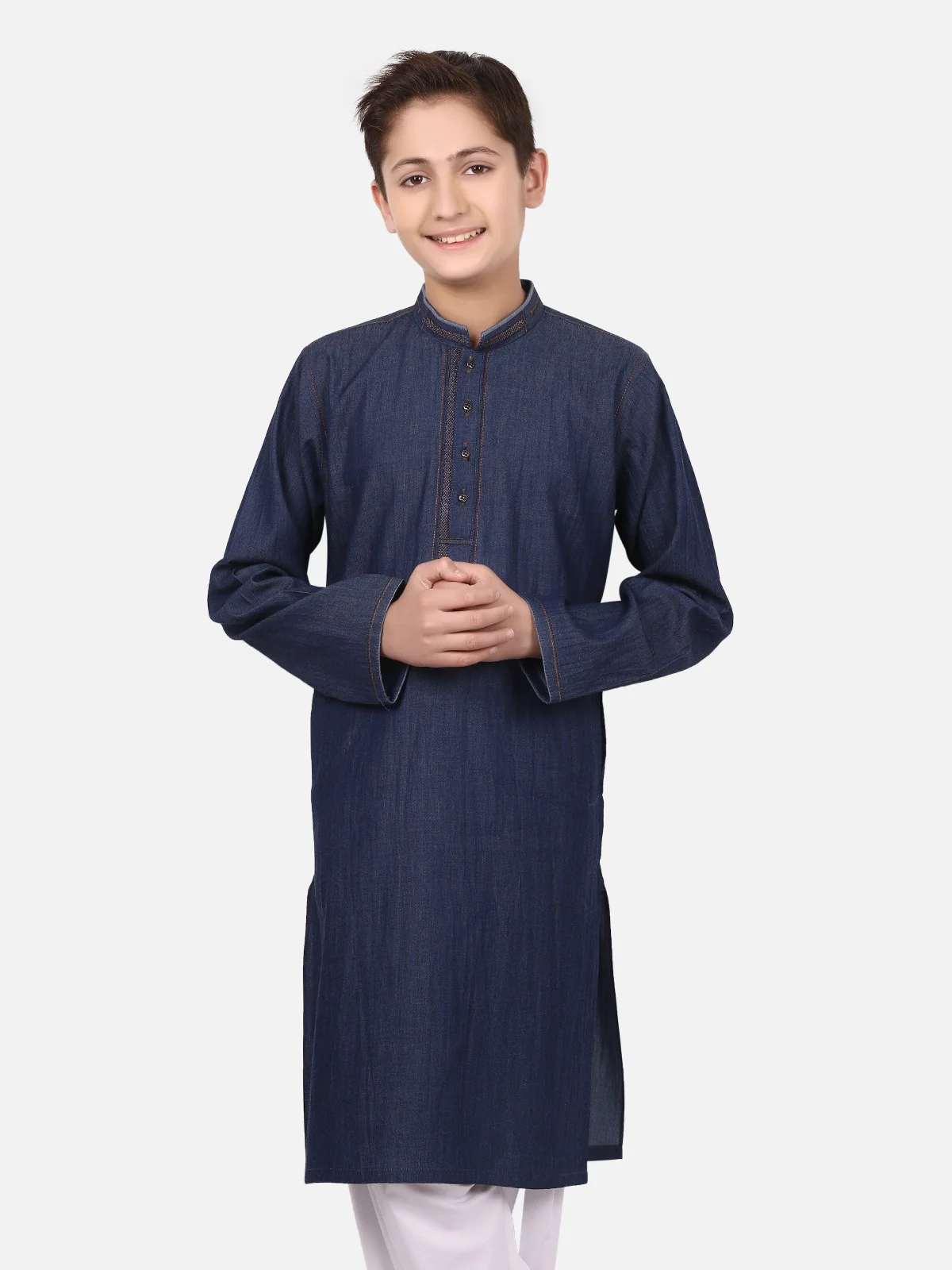 Denim Kurta - EBTK19-3620