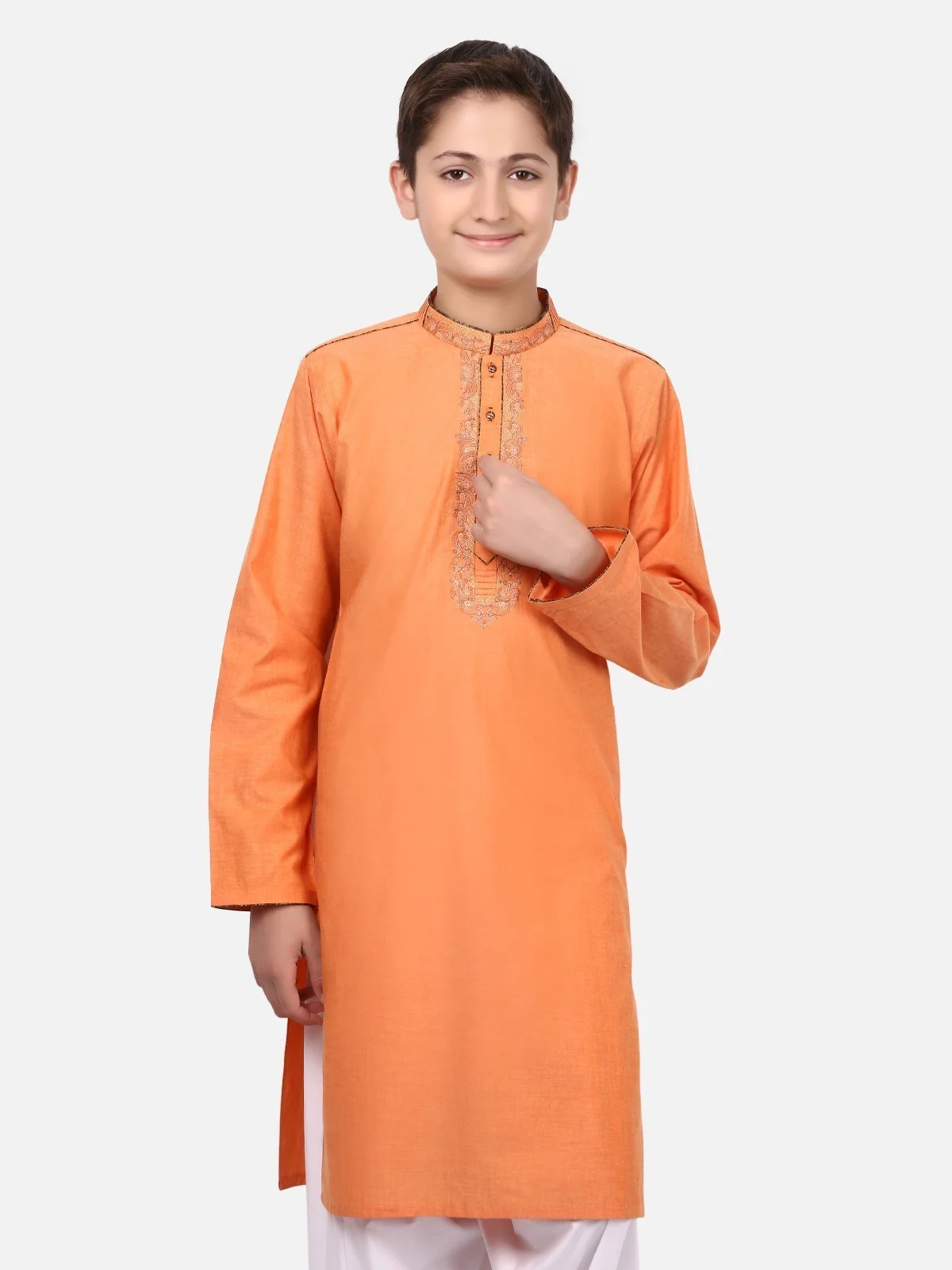 Embroidered Viscose Kurta - EBTK19-3632