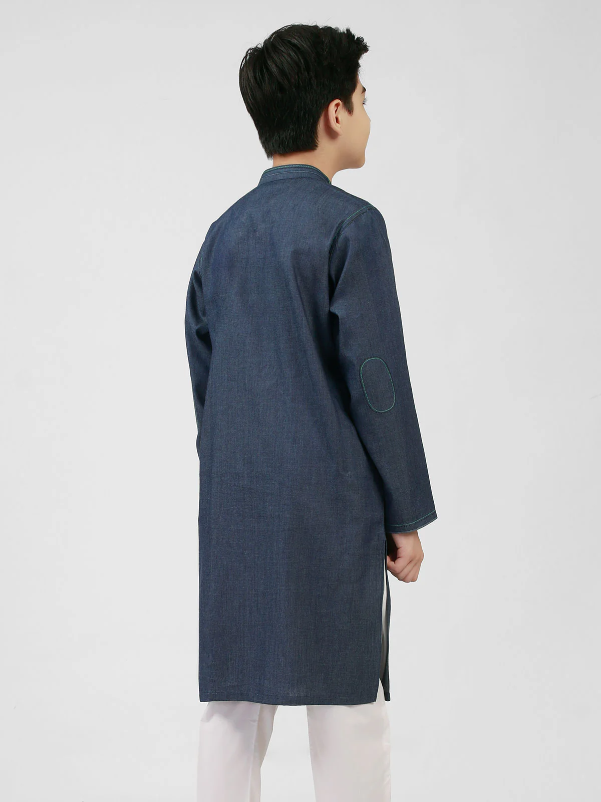 Denim Kurta - EBTK21-3729 - Image 2