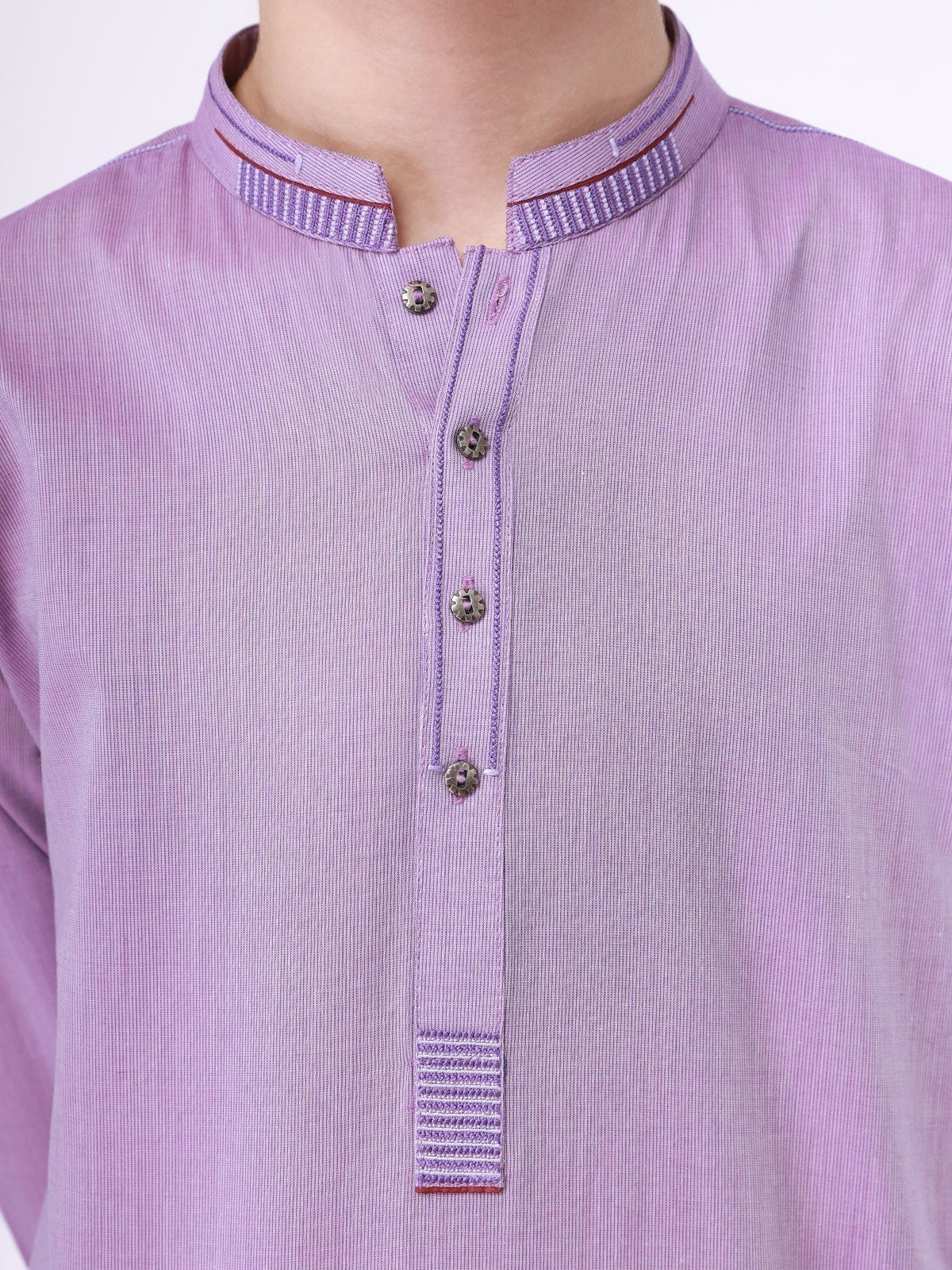 Embroidered Cotton Kurta - EBTK21-3748 - Image 2