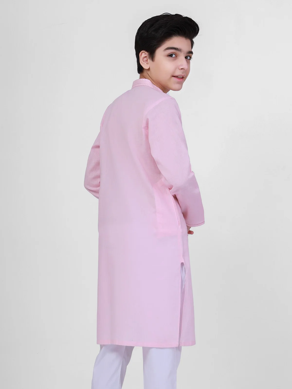 Linen Kurta - EBTK21-3760 - Image 2