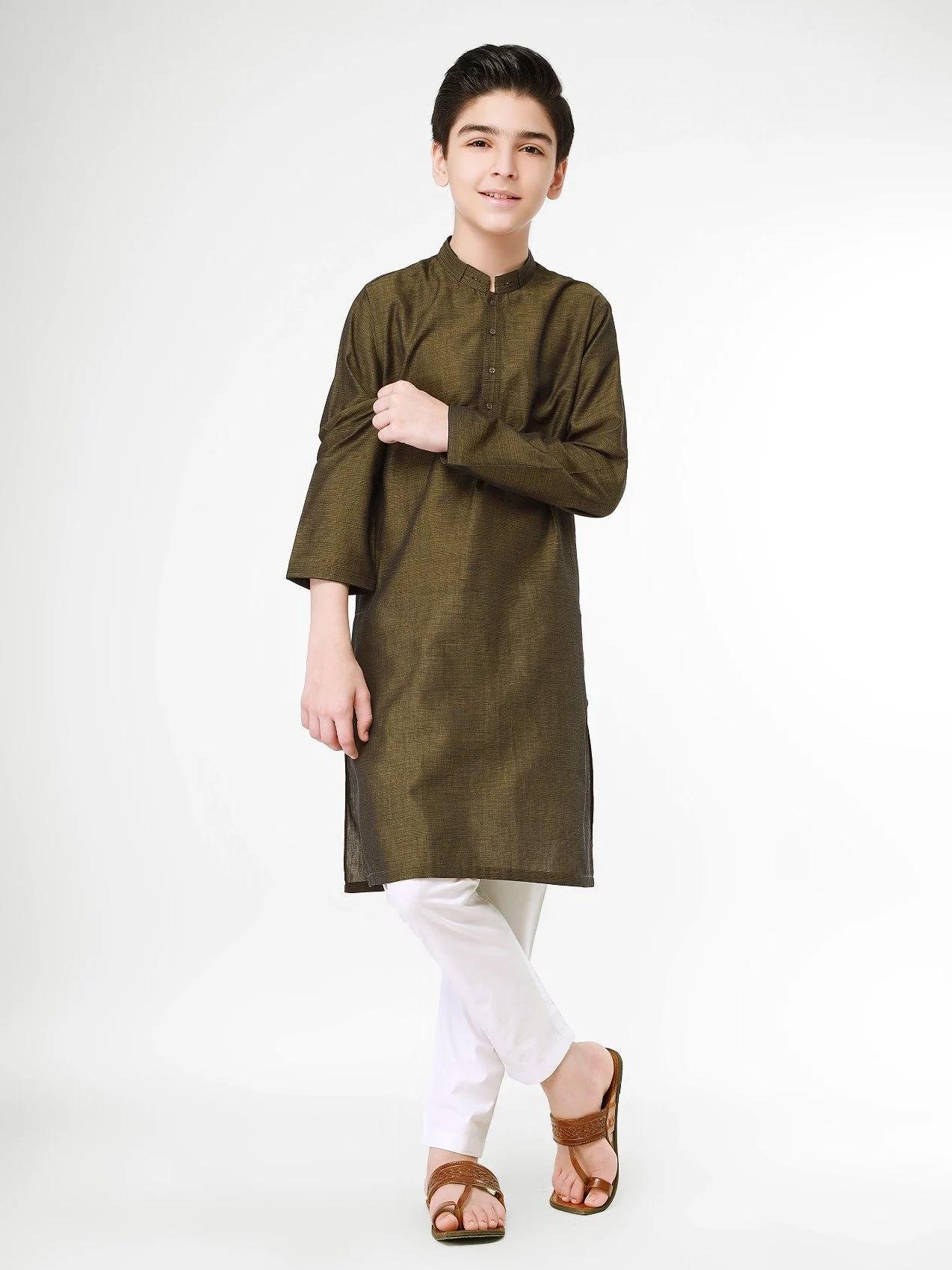 Cotton Kurta - EBTK21-3775 - Image 4
