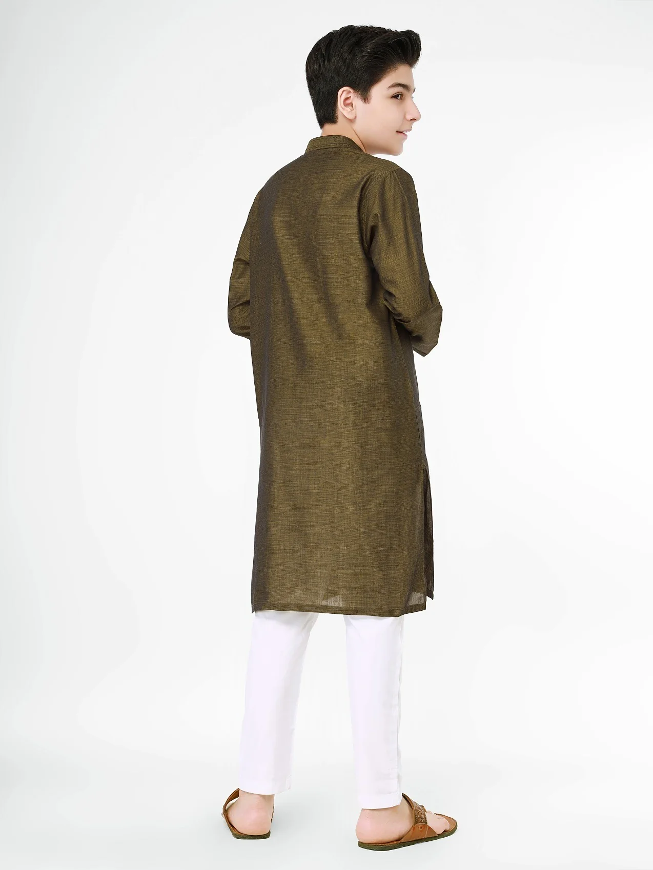 Cotton Kurta - EBTK21-3775 - Image 6