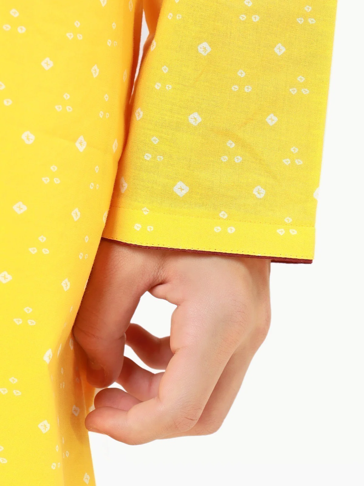 Embroidered Cotton Kurta - EBTK22-3816 - Image 4
