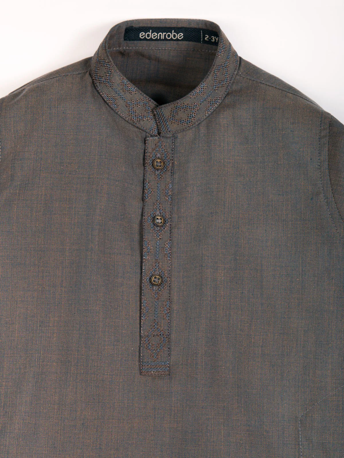 Embroidered Blended Shalwar Kameez - EBTKS21-3704 - Image 3