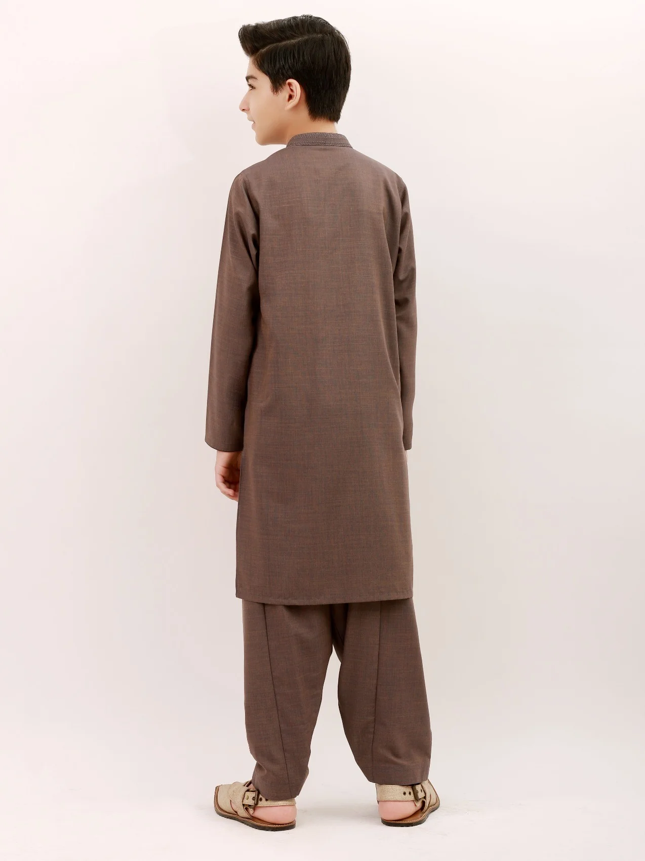 Embroidered Blended Shalwar Kameez - EBTKS21-3708 - Image 3