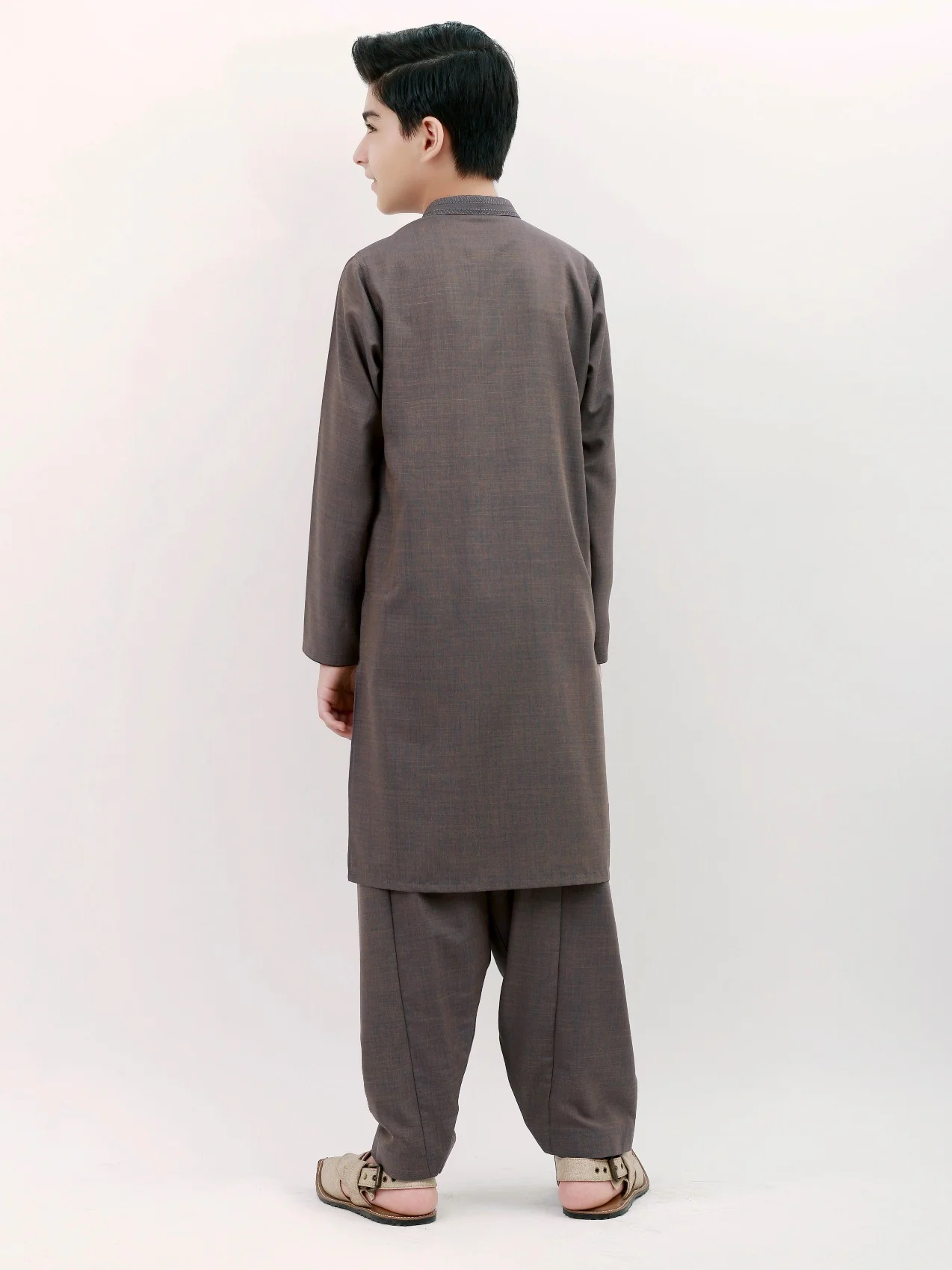Embroidered Blended Shalwar Kameez - EBTKS21-3708 - Image 6