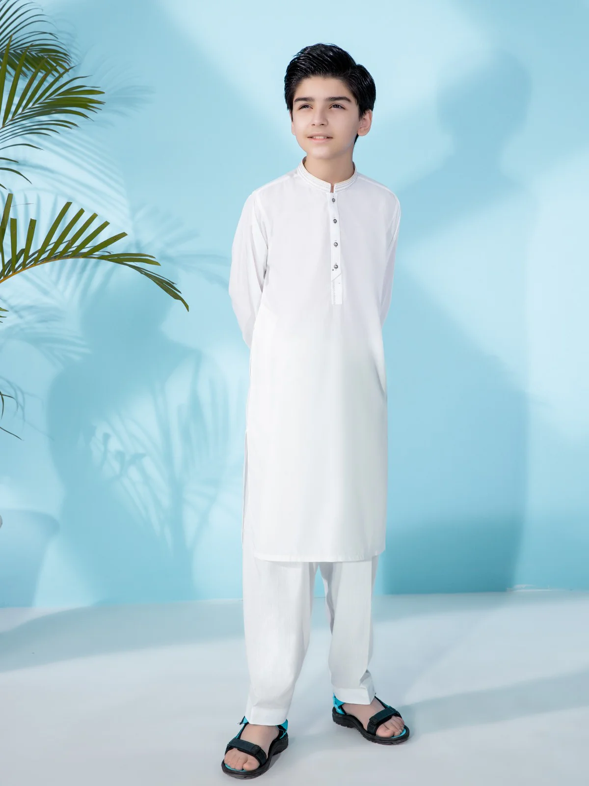 Embroidered Blended Shalwar Kameez - EBTKS21-3716