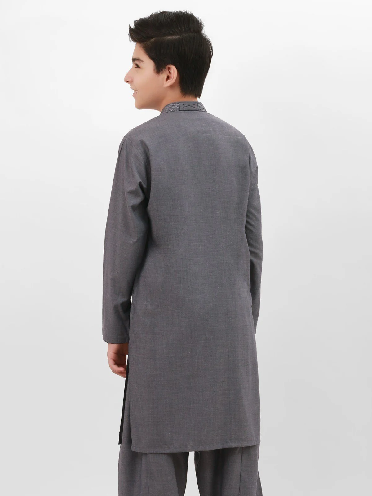 Embroidered Blended Shalwar Kameez - EBTKS21-3719 - Image 2