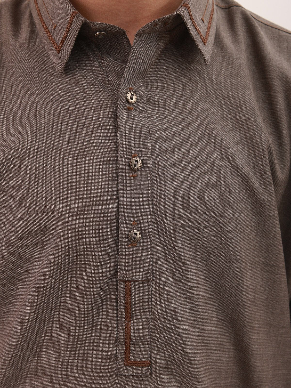 Embroidered Blended Shalwar Kameez - EBTKS21-3721 - Image 2
