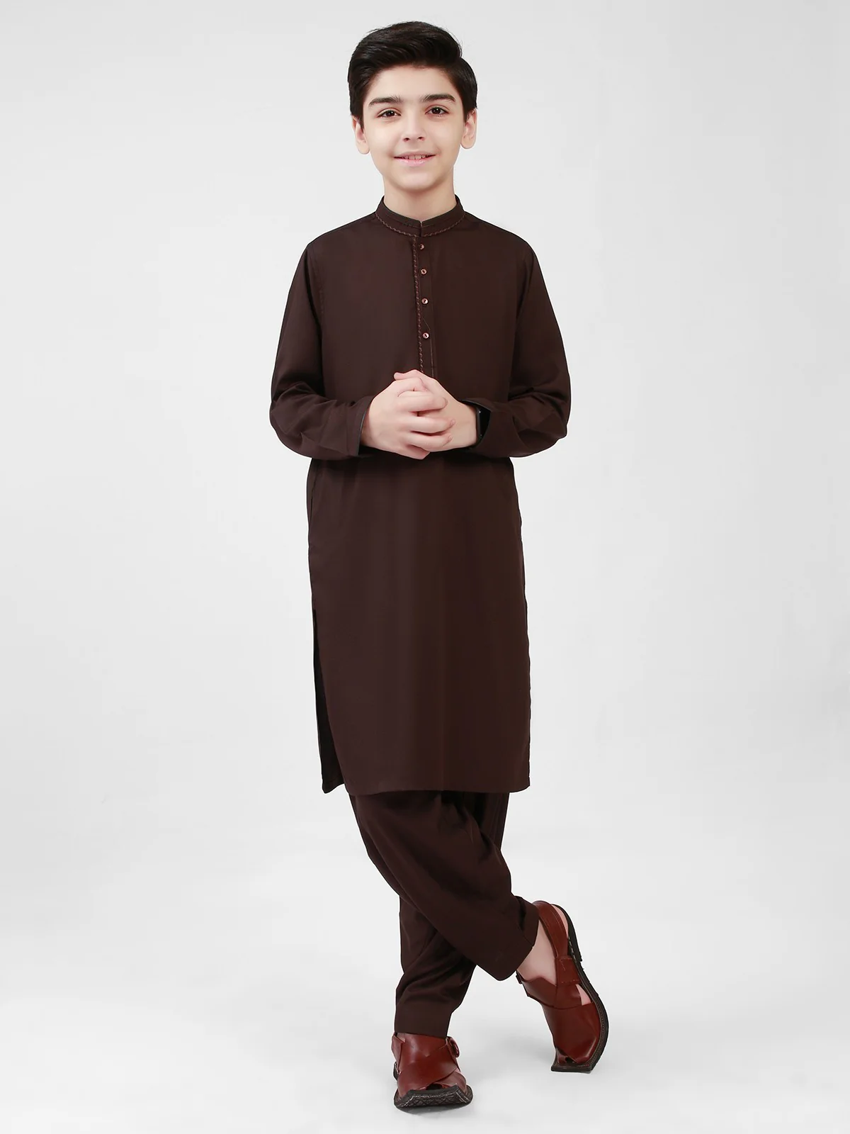 Embroidered Blended Shalwar Kameez - EBTKS21-3732