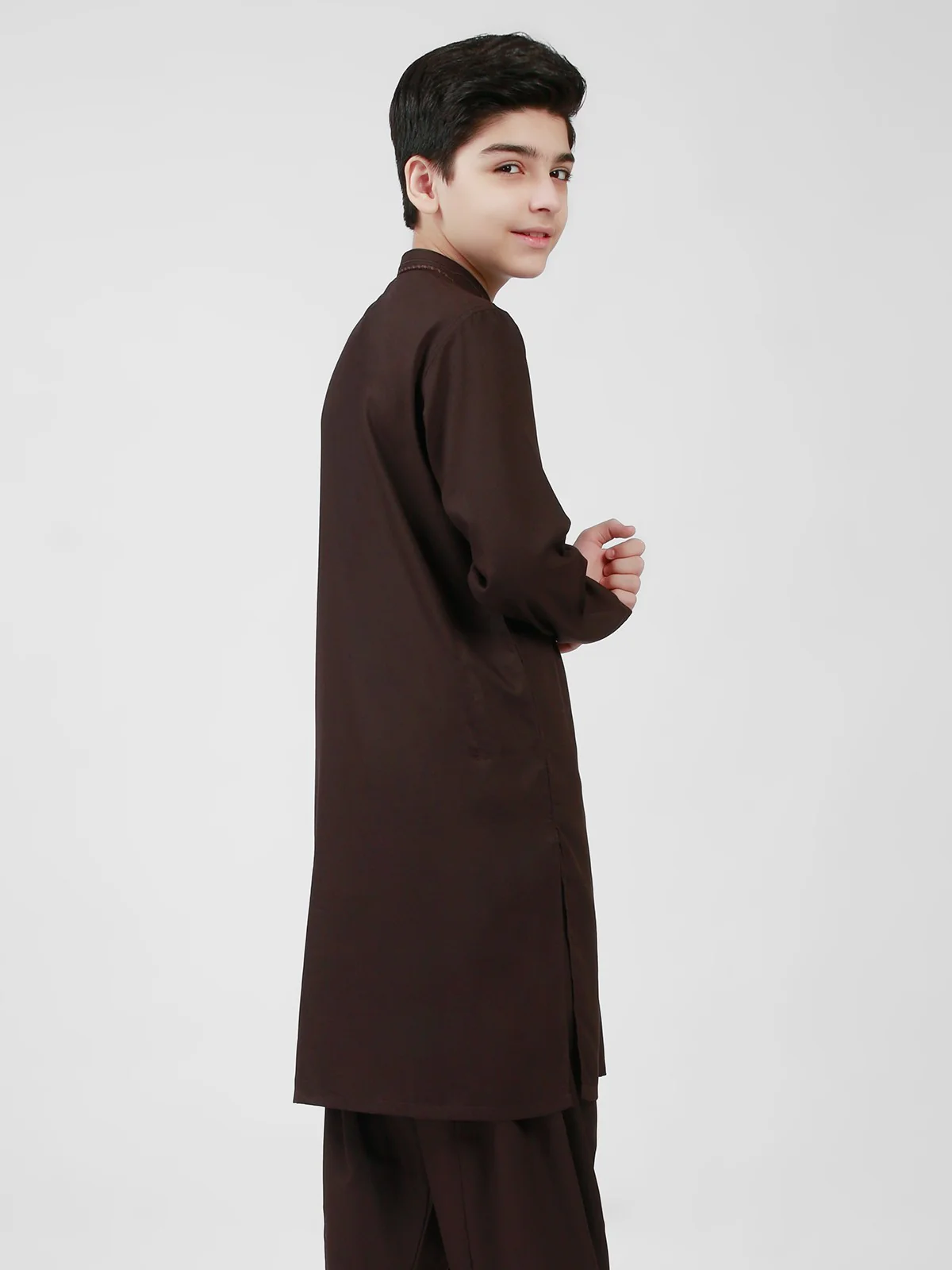 Embroidered Blended Shalwar Kameez - EBTKS21-3732 - Image 3