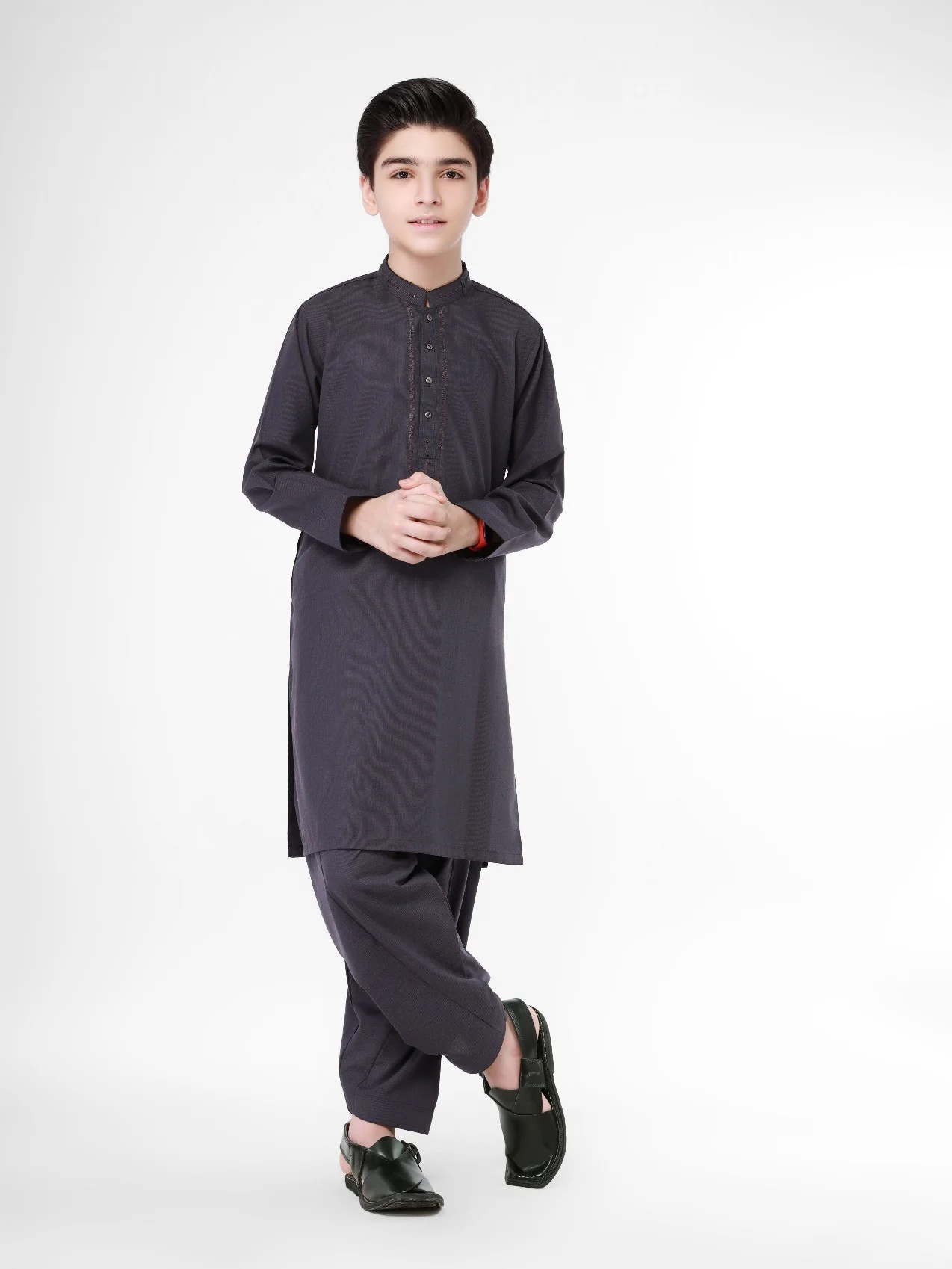 Embroidered Blended Shalwar Kameez - EBTKS22-3772