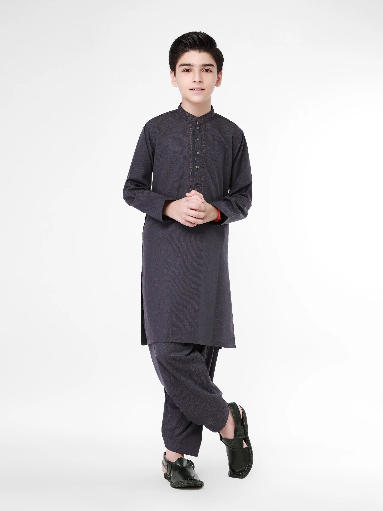 Embroidered Blended Shalwar Kameez - EBTKS22-3772 - Image 4