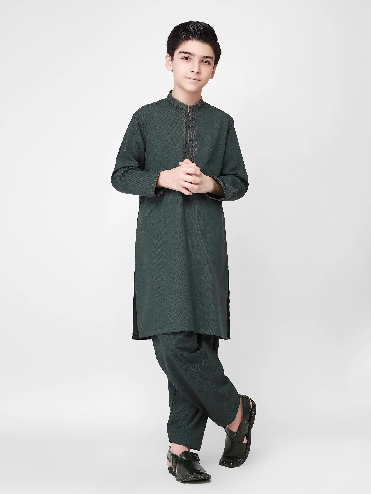Embroidered Blended Shalwar Kameez - EBTKS22-3777