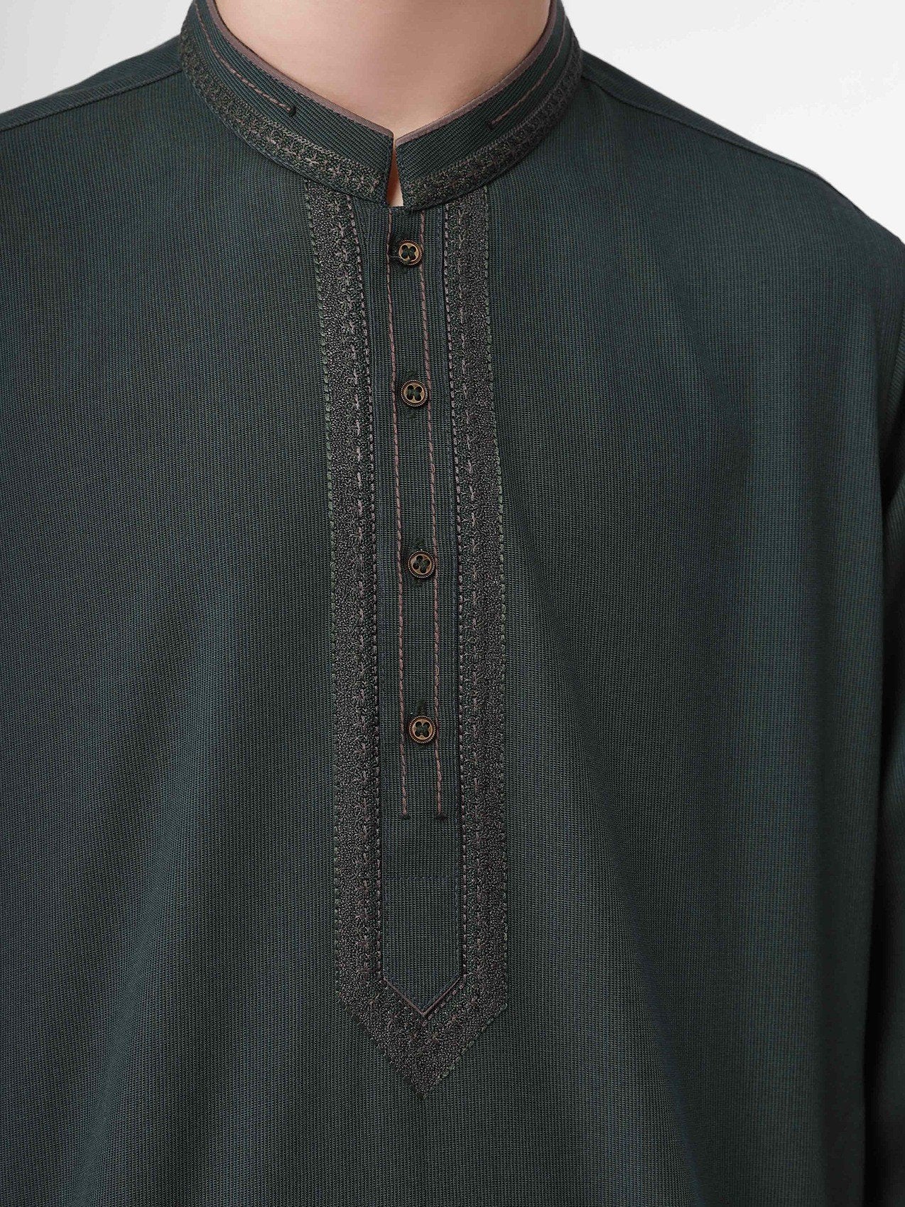 Embroidered Blended Shalwar Kameez - EBTKS22-3777 - Image 2