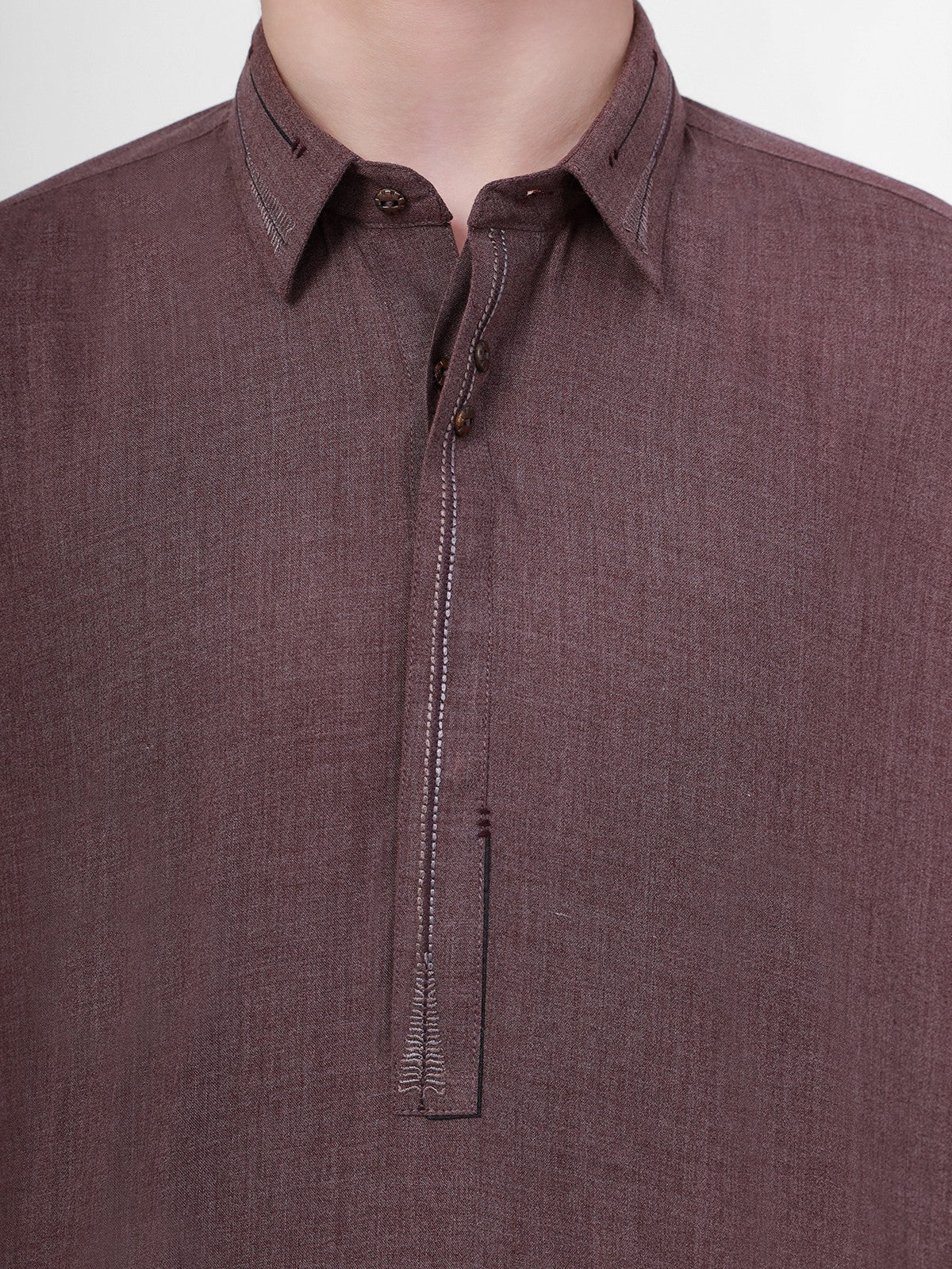 Embroidered Blended Shalwar Kameez - EBTKS22-3779 - Image 2